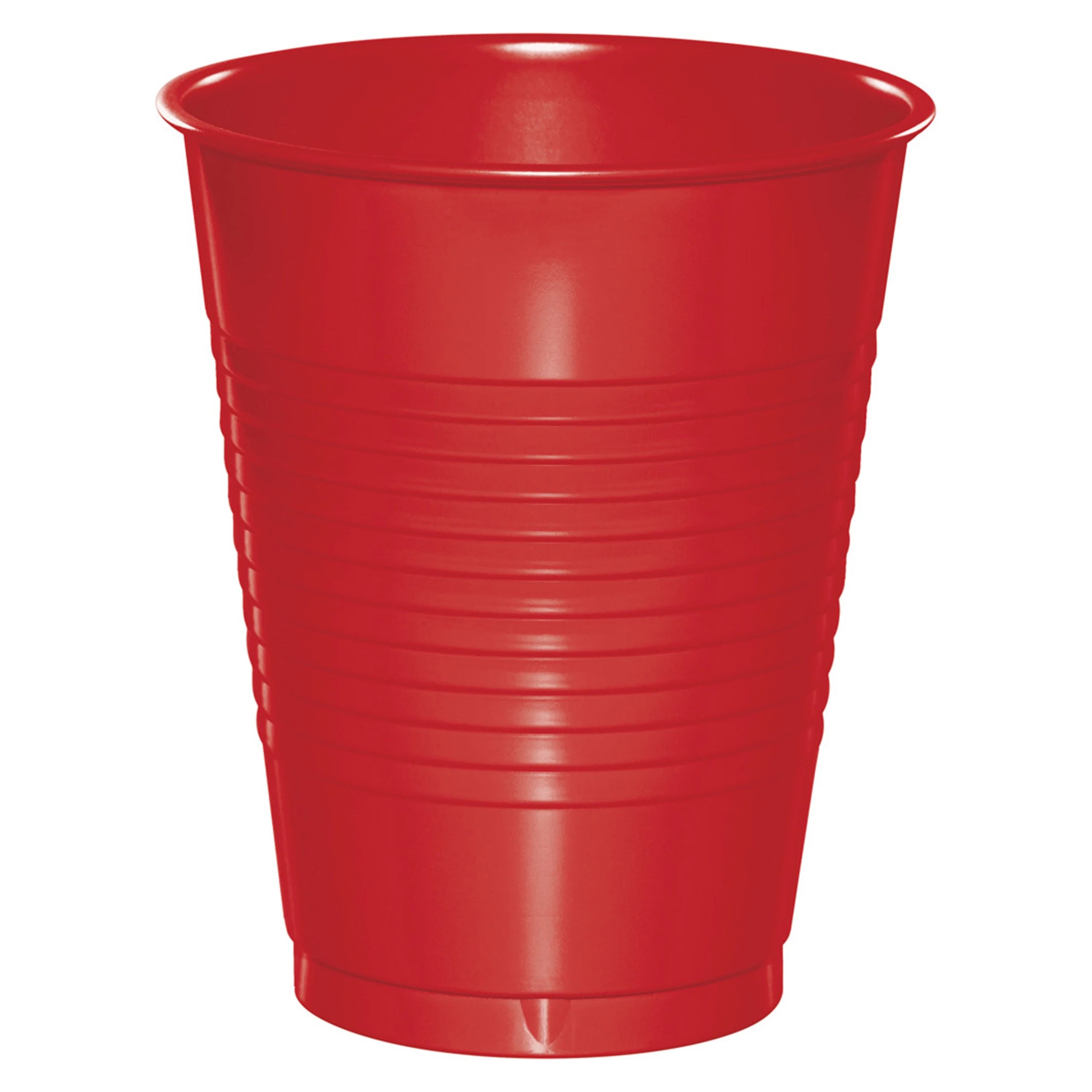 Classic Red 16 oz Plastic Cups 150 Count for 150 Guests