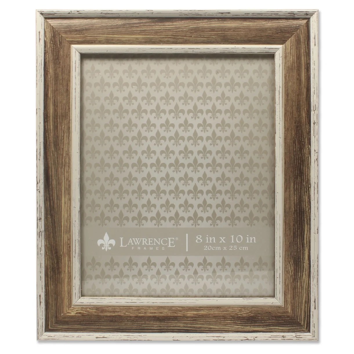 8x10 Weathered Walnut Picture Frame Domed Top