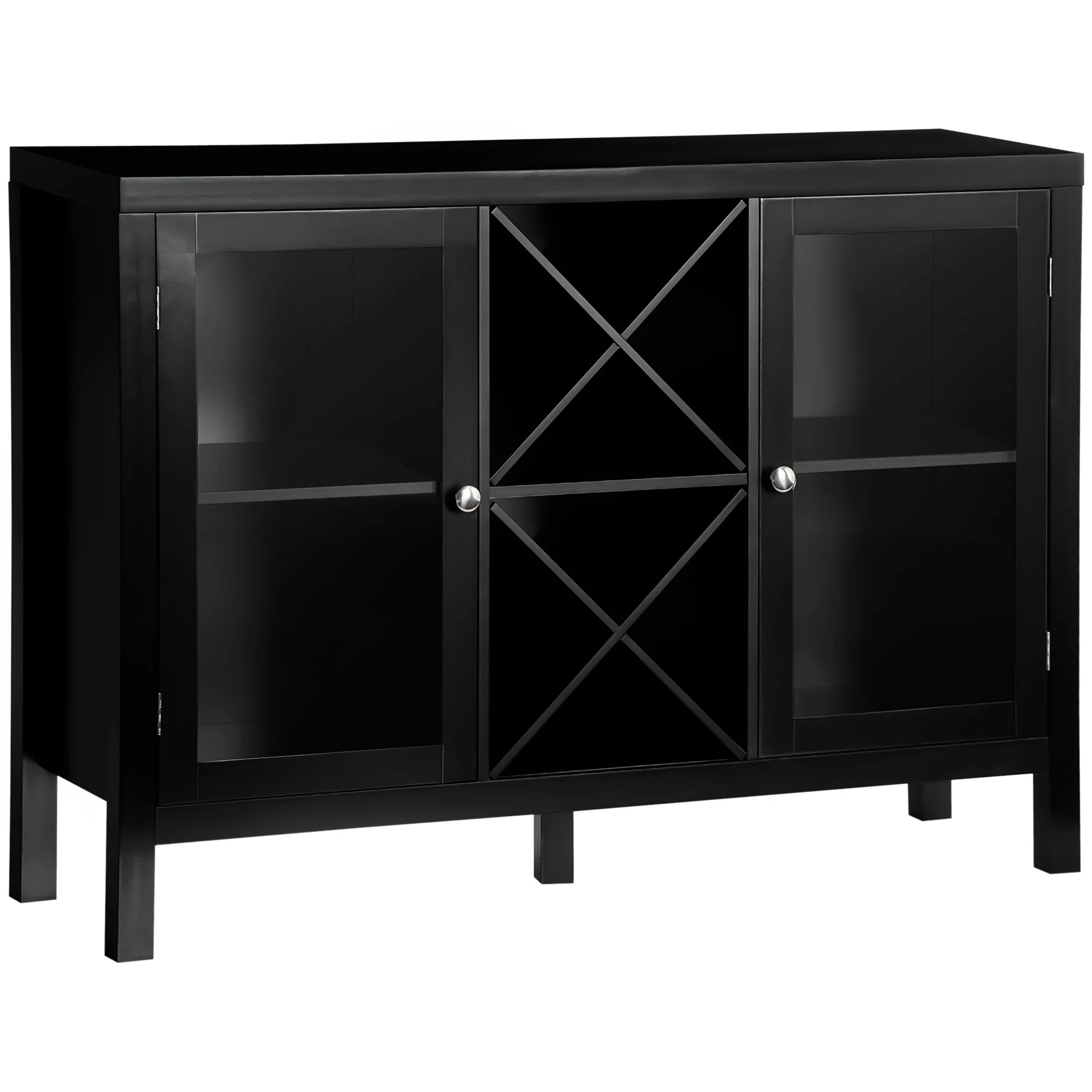 Coffee Bar Sideboard Buffet with Removable Wine