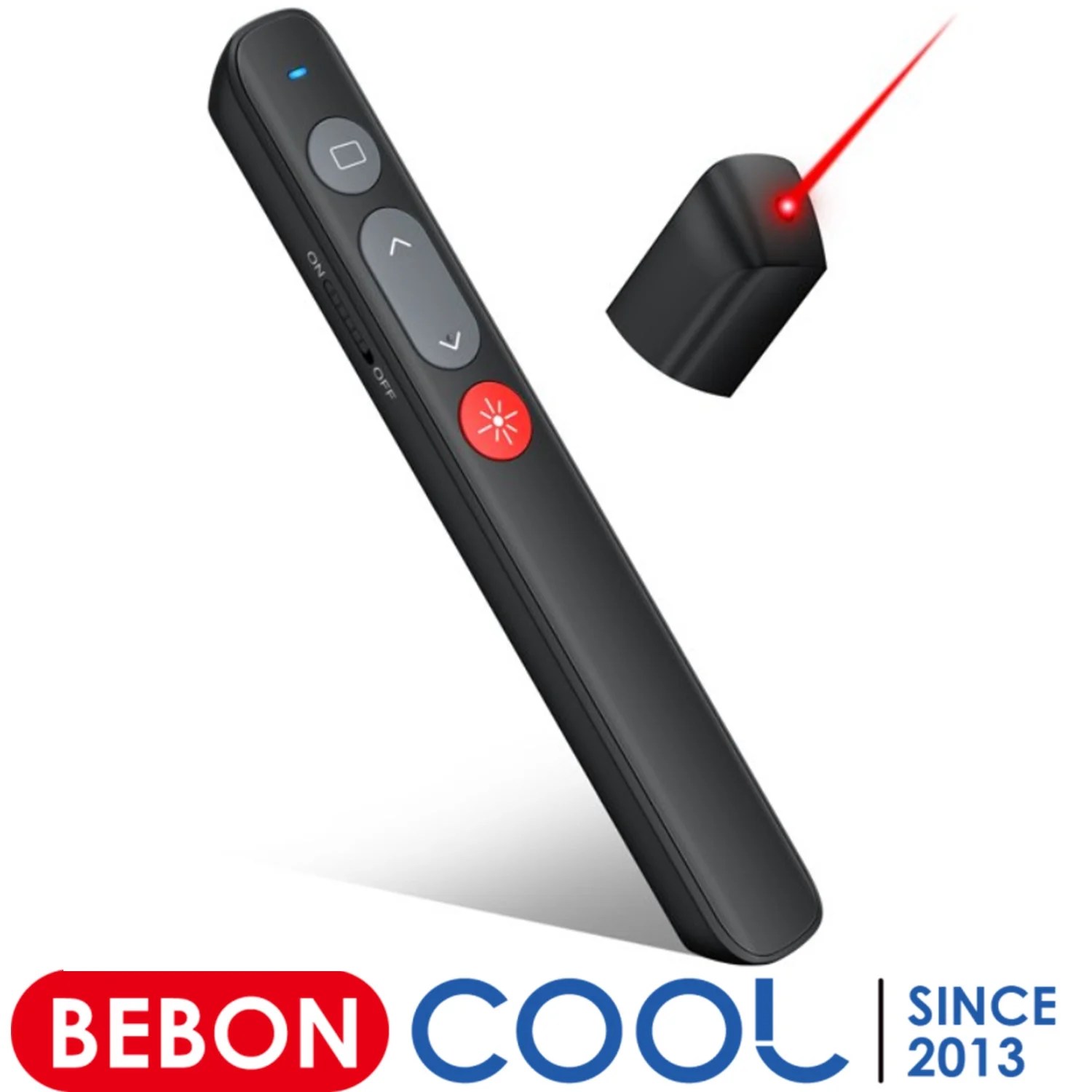 BEBONCOOL Wireless Presentation Clicker , RF 2.4GHz USB PowerPoint