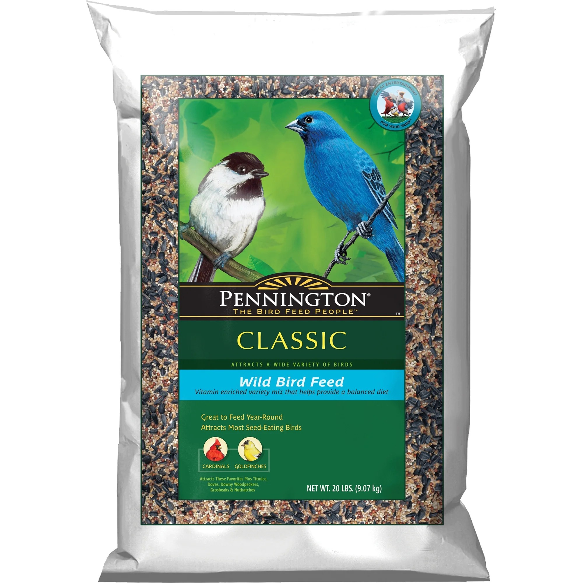Pennington Classic Wild Bird Feed and Seed, 20 lbs