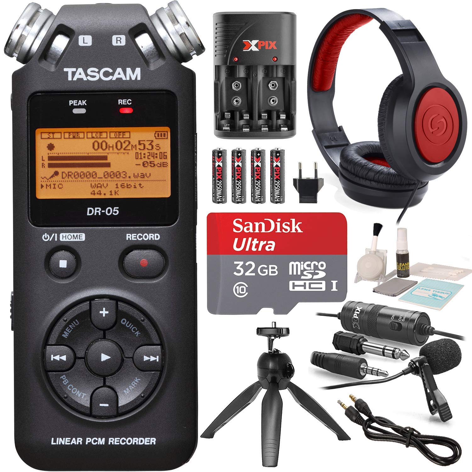 Tascam DR05 (Version 2) Portable Handheld Digital Audio Recorder