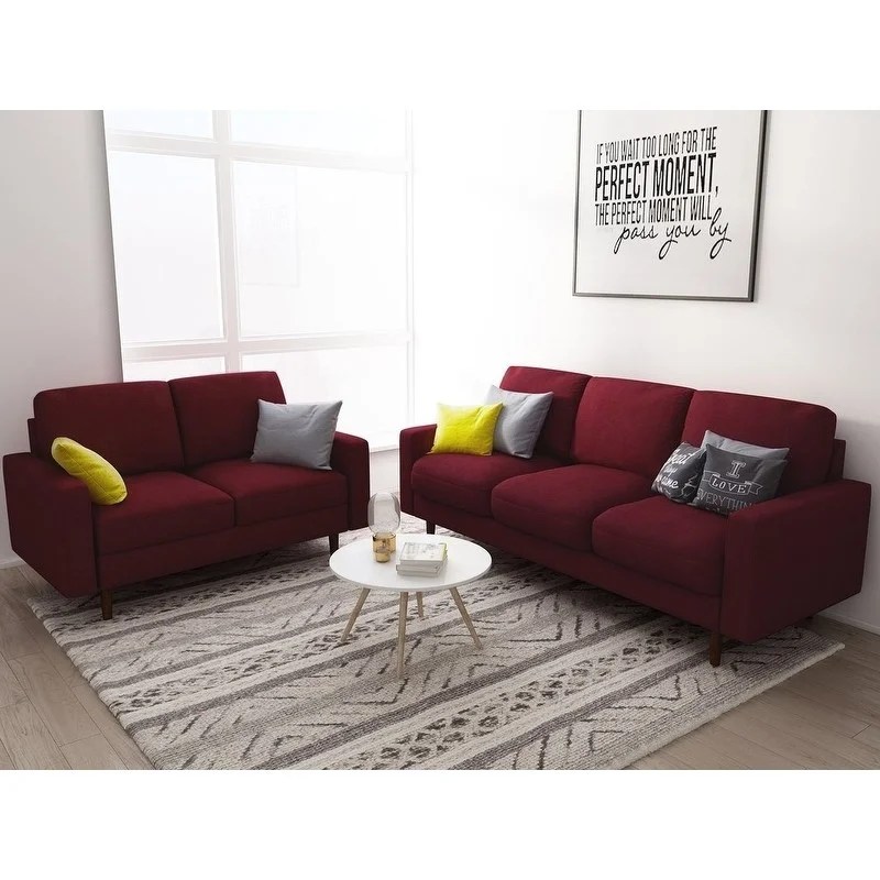 US Pride Furniture Macsen 2 Piece Living Room Set