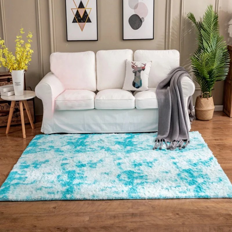 Fluffy Rugs Indoor Nursery Rug For Boys Girls Extra Soft Fuzzy Kids