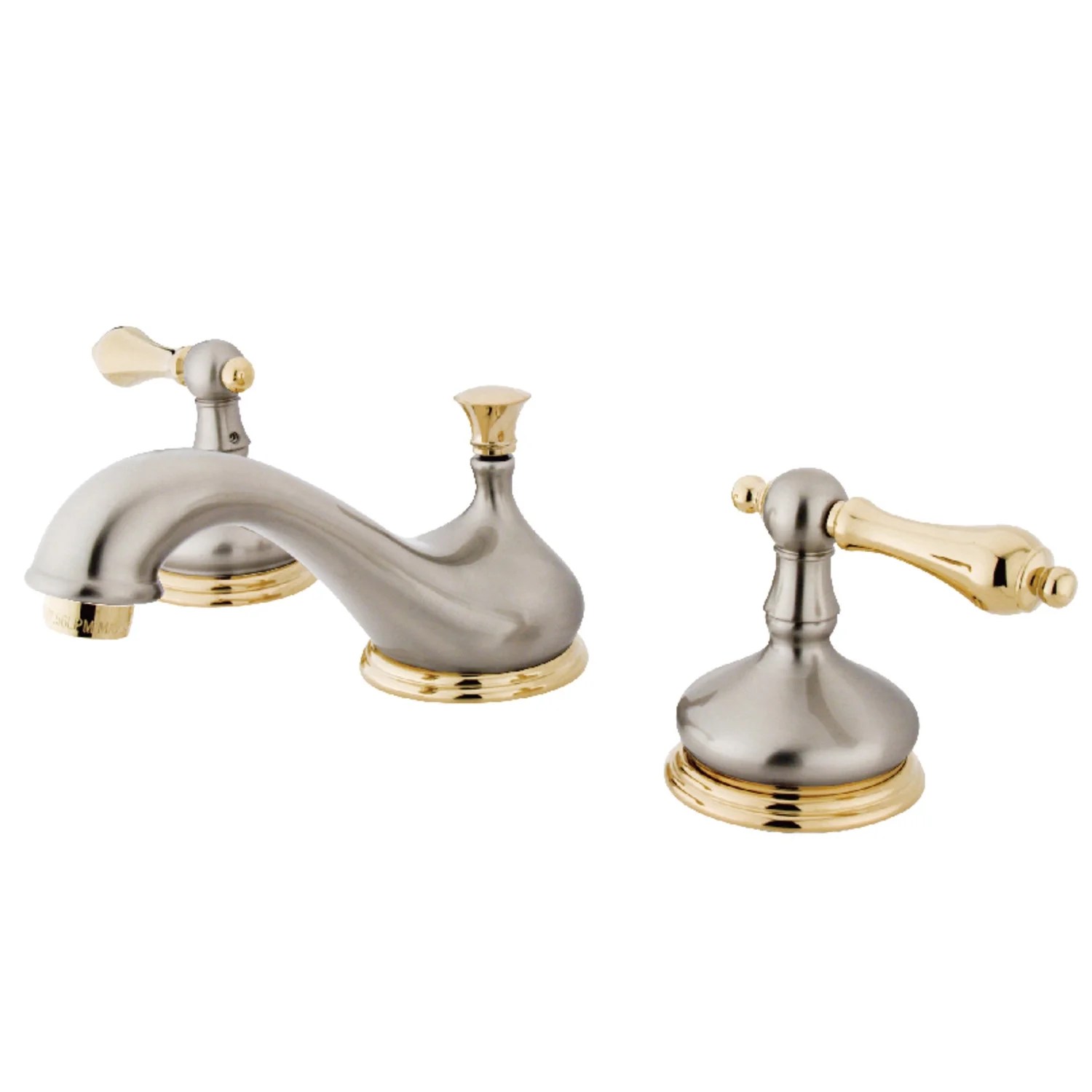 Kingston Brass KS1169AL 8Inch Widespread Lavatory Faucet, Brushed