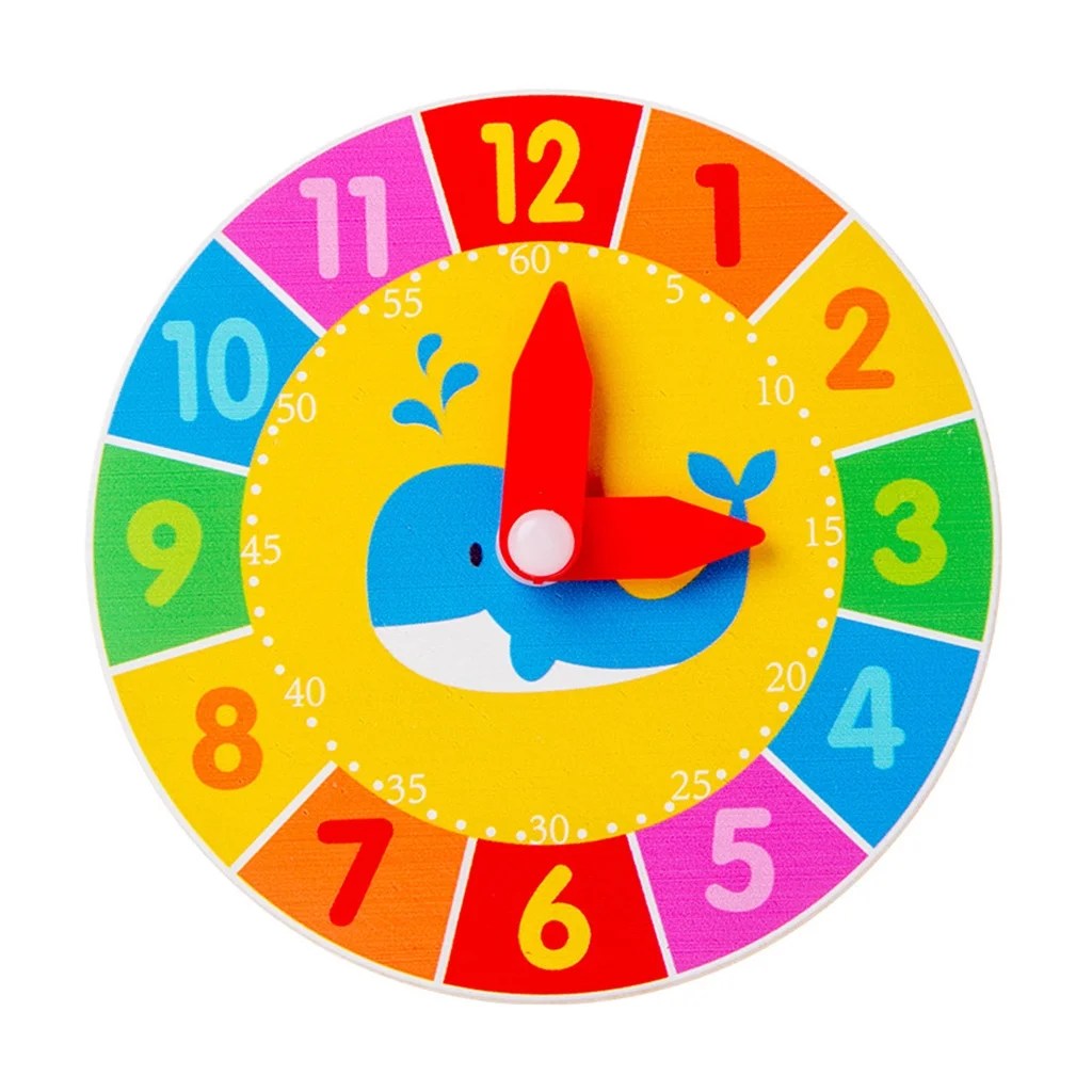 Learn How to Tell for Time Teaching Clock Classroom Demonstration Night