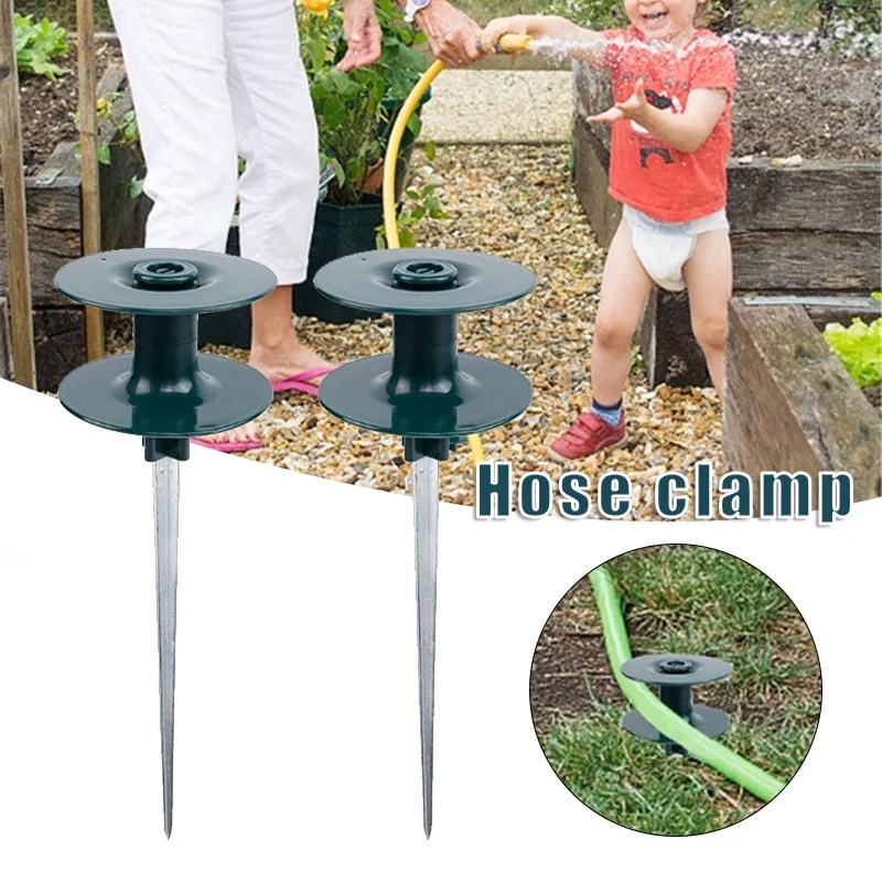 Garden Hose Guide Stake Reusable Water Pipe Guide Wheel Practical