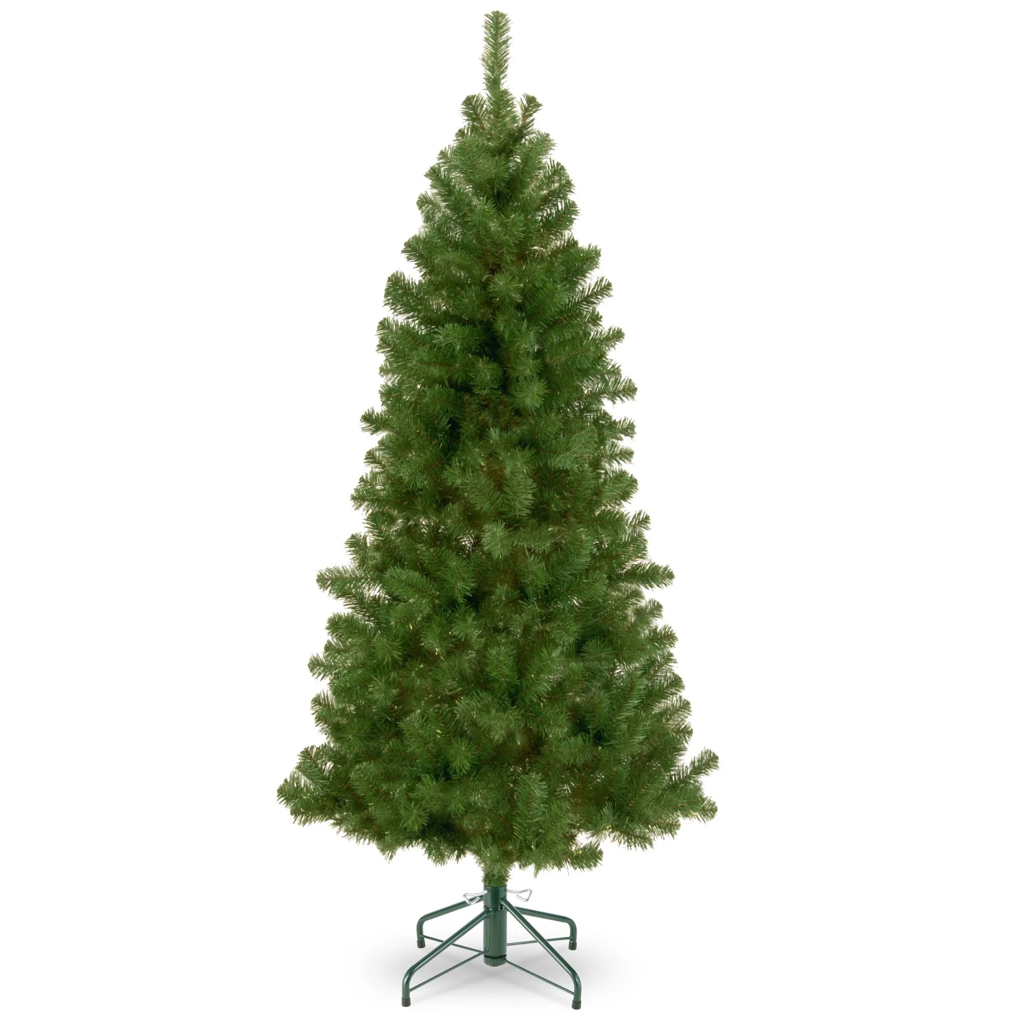 7' Slim Canadian Grande Fir Artificial Christmas Tree Unlit Walmart