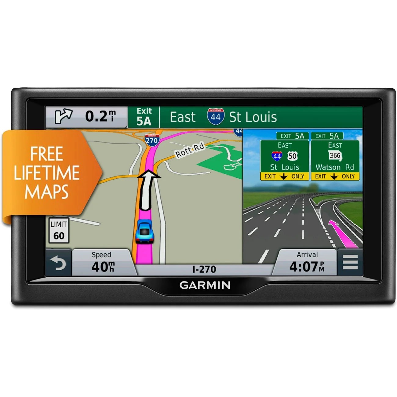 Garmin nuvi 67LM 6" Dedicated GPS - Walmart.com