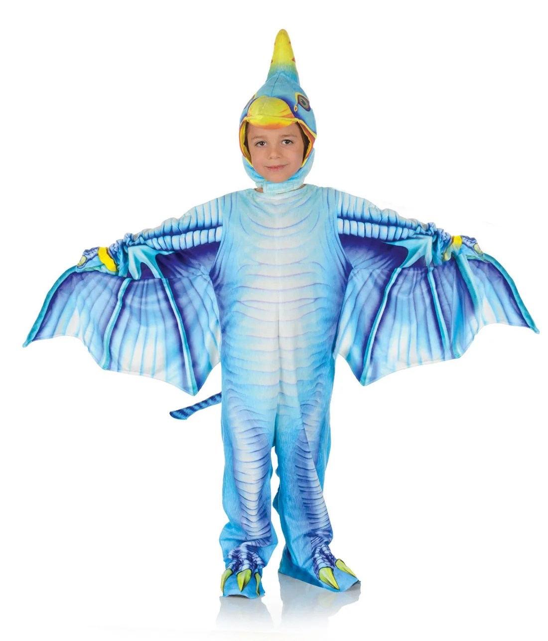 Dark Blue Pterodactyl Boys Printed Dinosaur Halloween Costume Walmart