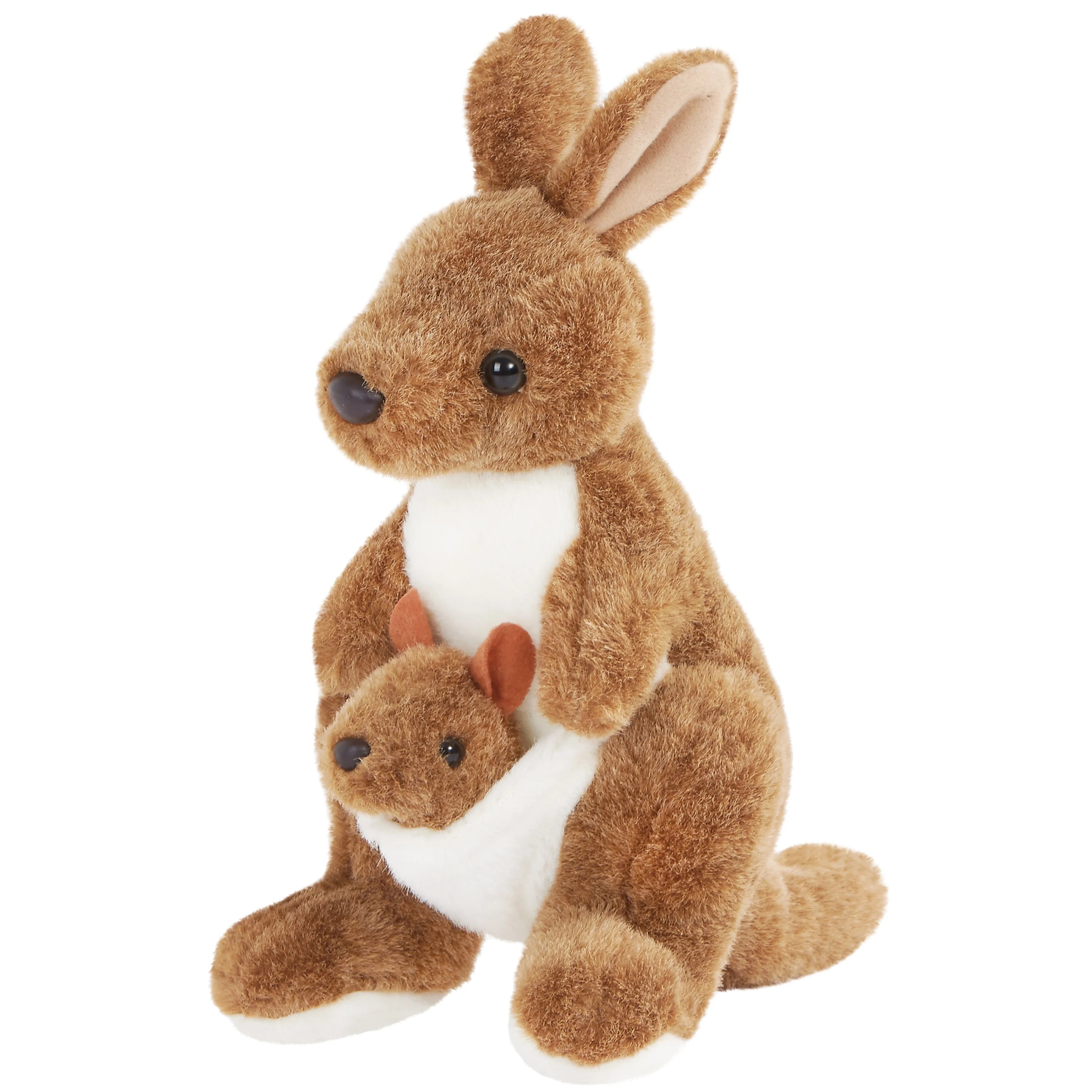 CozyWorld Stuffed Animals Kangaroo Preschool Gifts for Kids, Brown, 10.