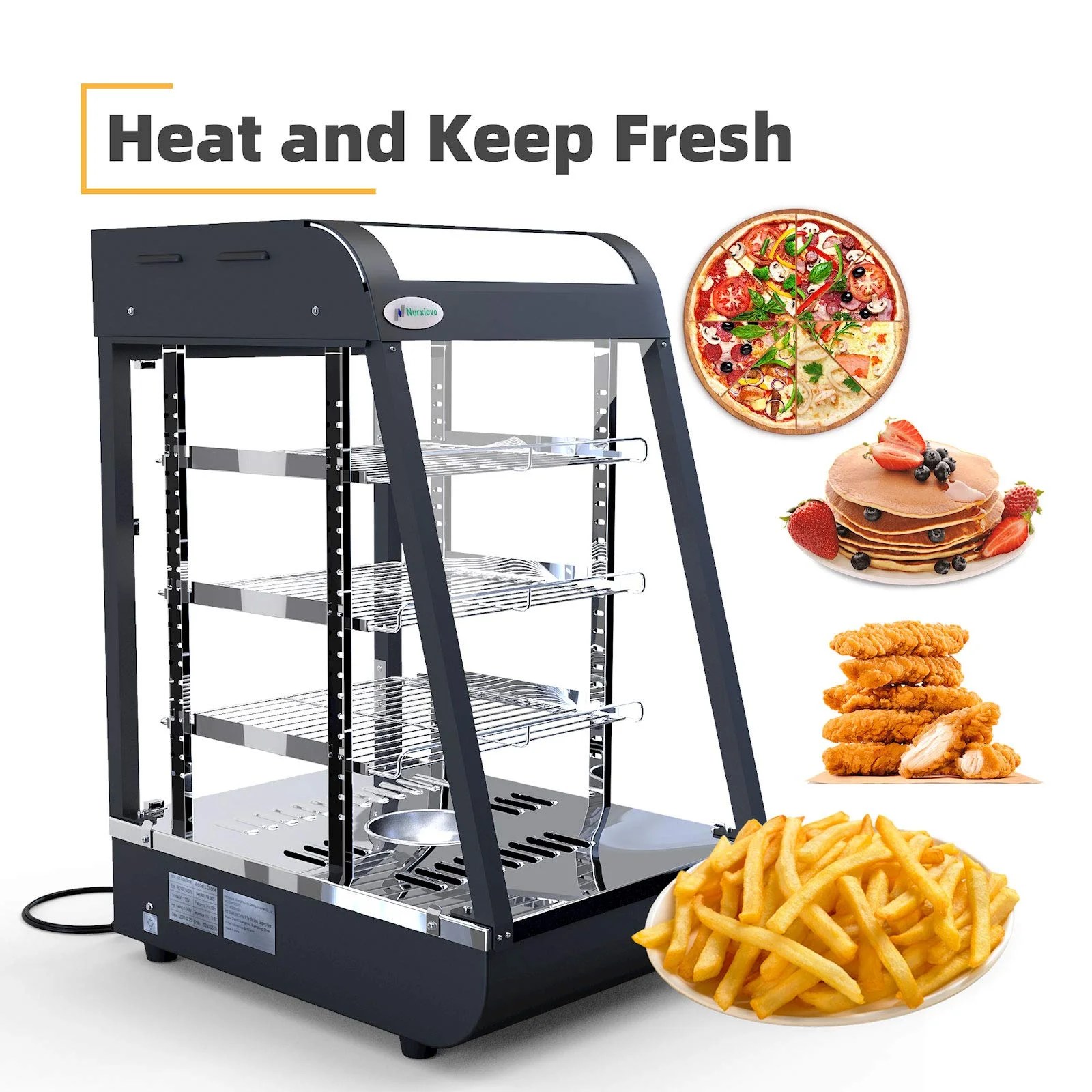Commercial Food Warmer Nurxiovo Countertop Pizza Warmers Display L15