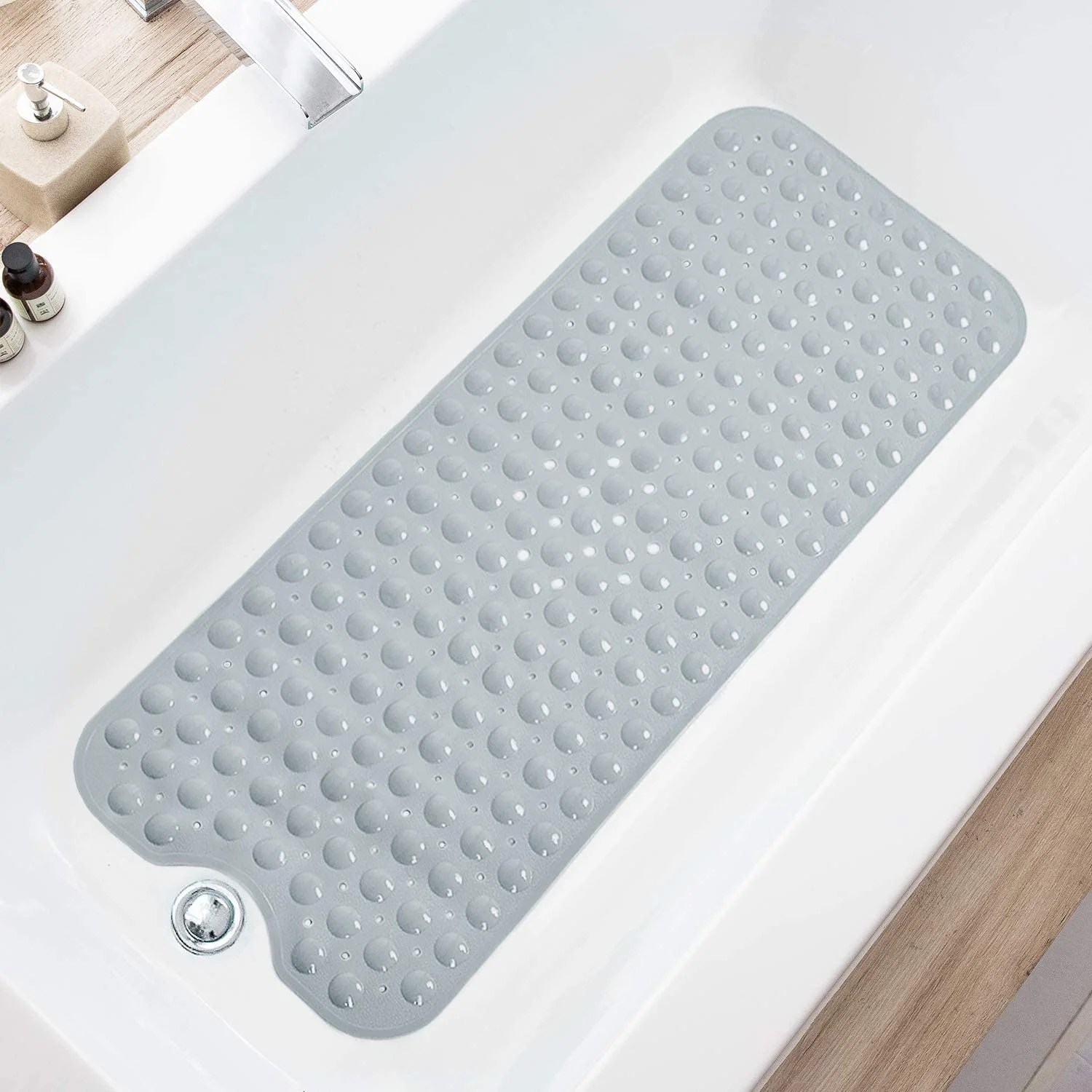 Shower Mat , Bath Mat for Tub, 39.4 x 15.8 Inch Bath Mats for Bathroom