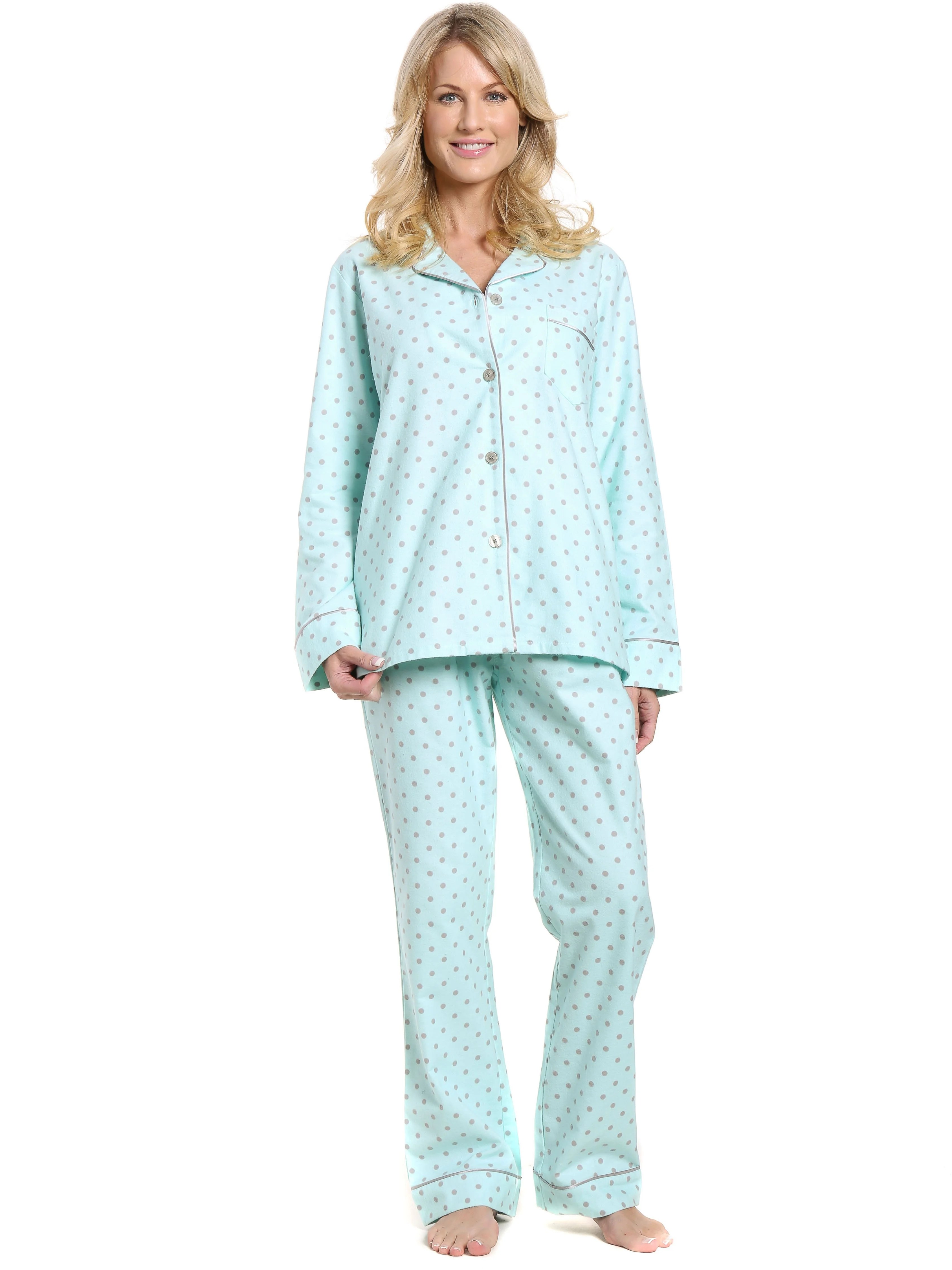 Noble Mount Noble Mount Womens Premium 100 Cotton Flannel Pajama