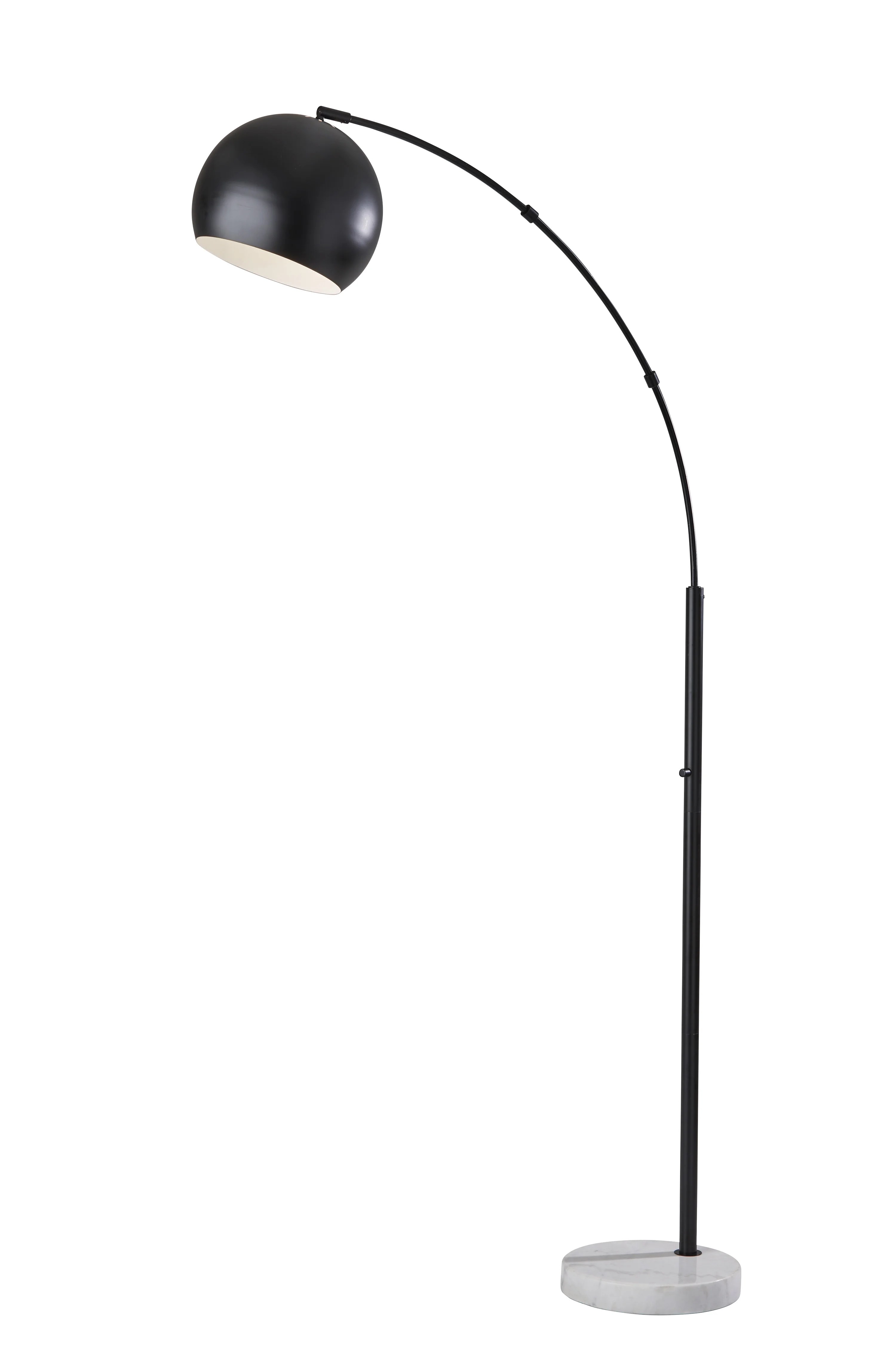 Astoria Arc Floor Lamp in Black Color