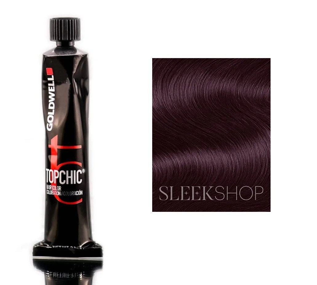 Goldwell Goldwell Topchic Permanent Hair Color 4RVR Dark Mahogany 2