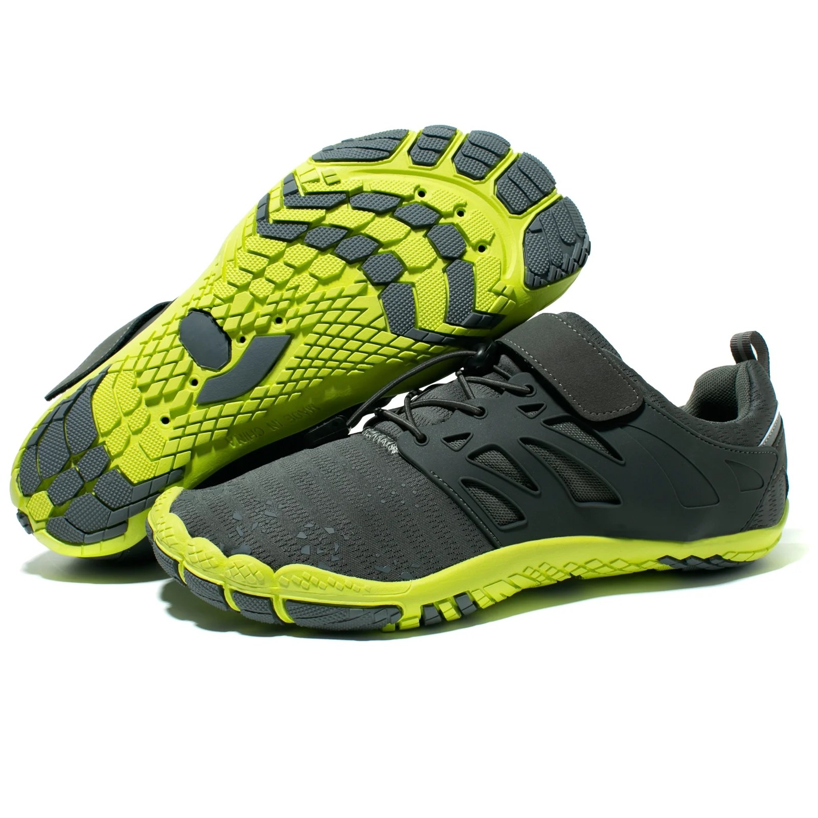 WOTTE Men's Water Shoes QuickDry Barefoot Aqua Socks Slipon Beach