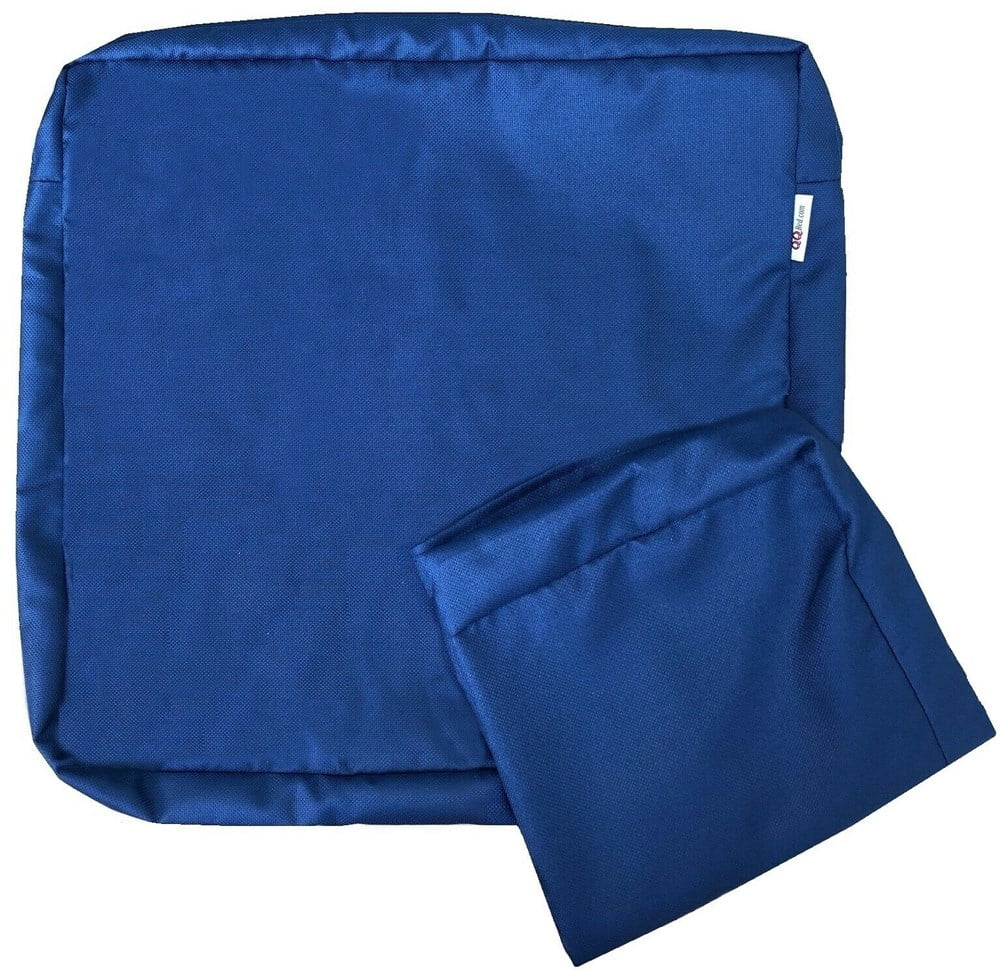 Outdoor 4 Pack Deep Seat Chair Patio Cushions Zipper Cover 20"X18"X4