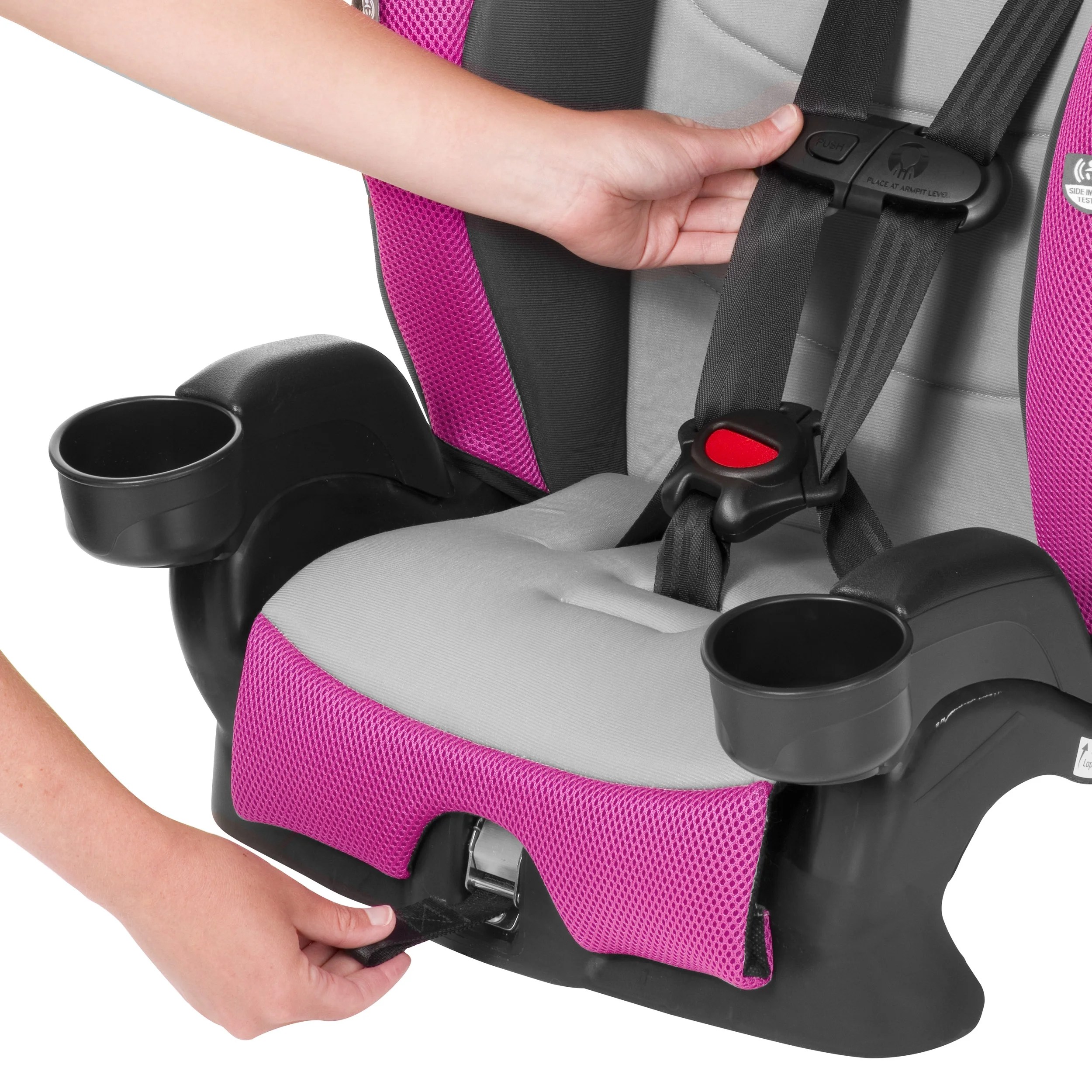 How To Install Evenflo Chase Plus Booster Car Seat
