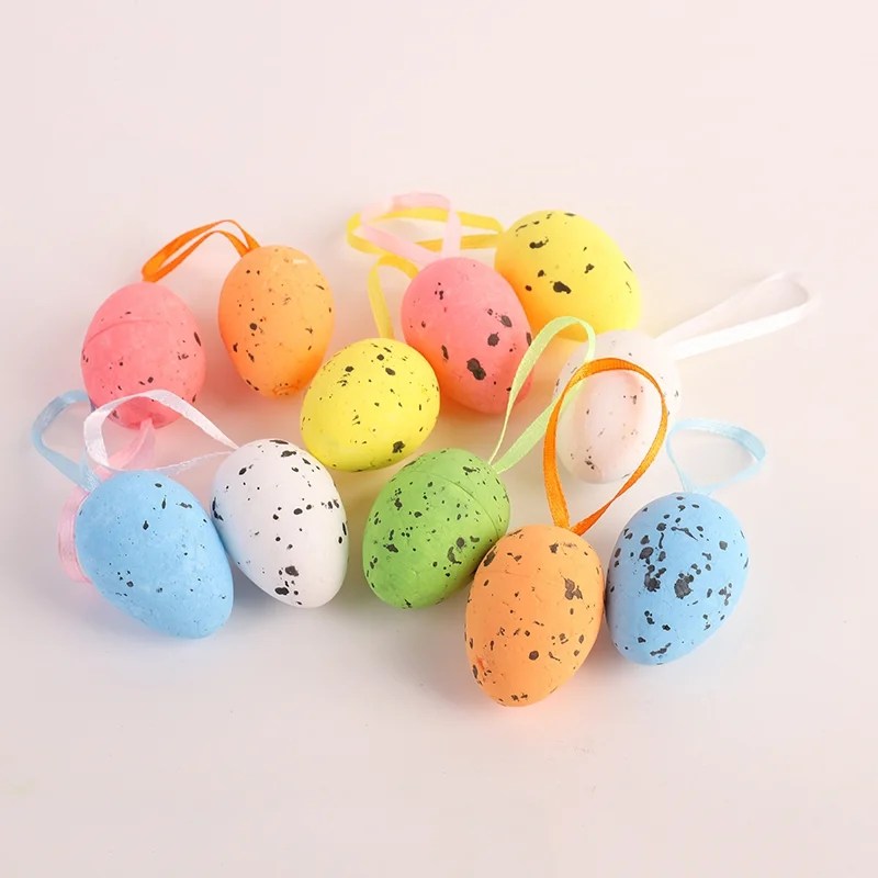 Foam Easter Eggs for Crafts and Easter Party Decorations, Pastel