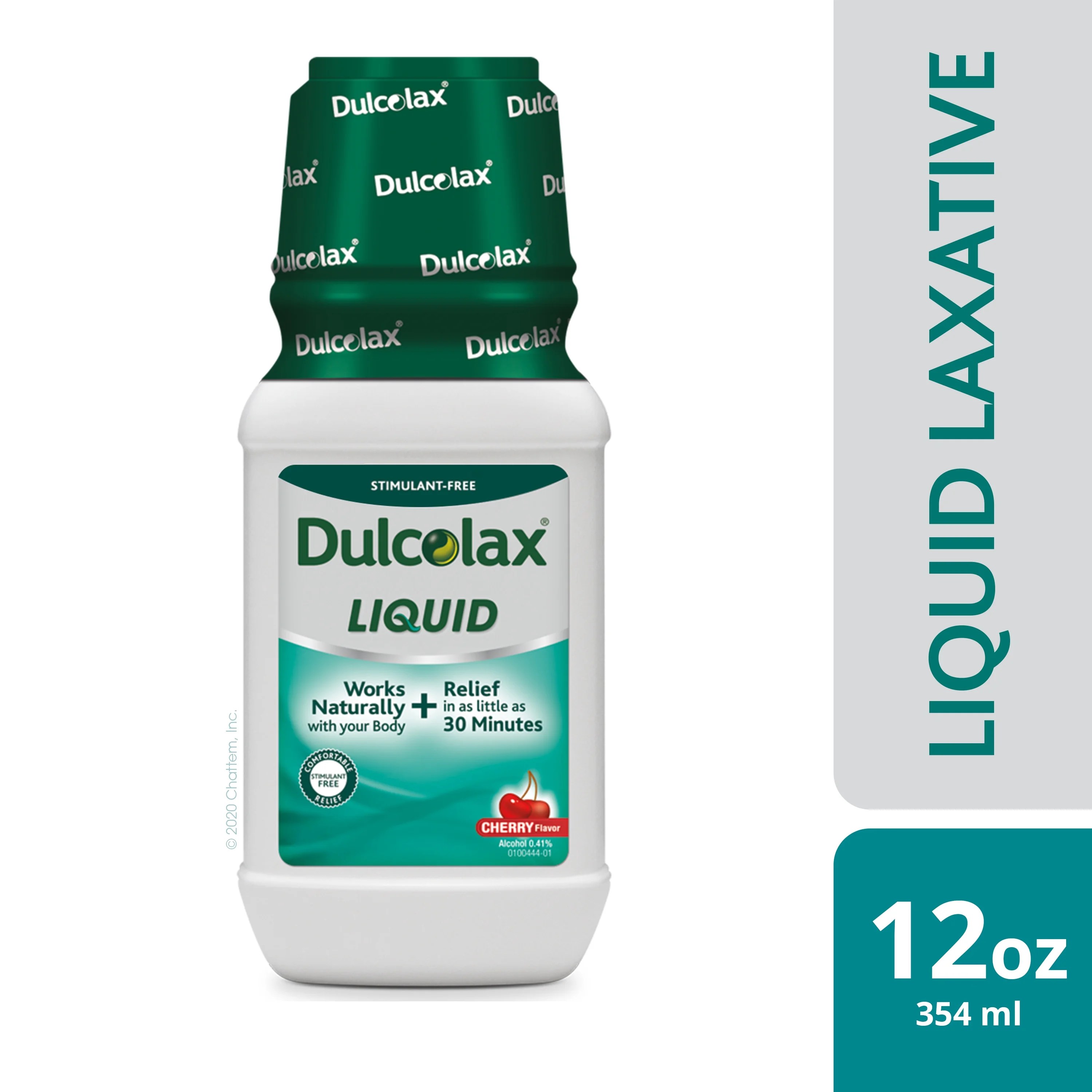 Dulcolax Liquid Laxative, Stimulant Free Laxative for Comfortable