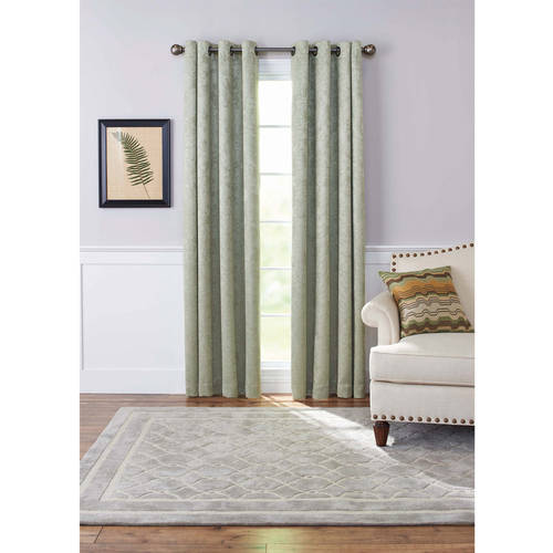 Better Homes and Gardens Damask Blackout Grommet Window Panel Walmart