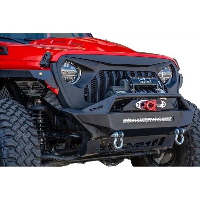 DV8 GRJL01 Replacement Angry Grill for 1997 Jeep Wrangler JL Walmart