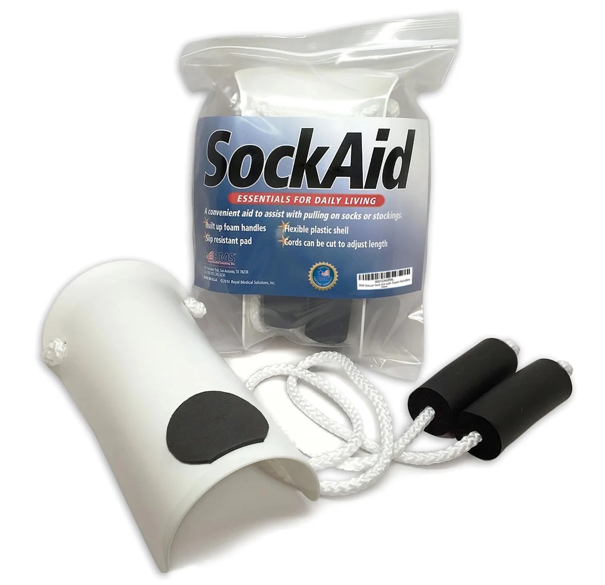 Royal Medical Solutions Sock Aid, Sock Puller, Stocking Aid, Socks