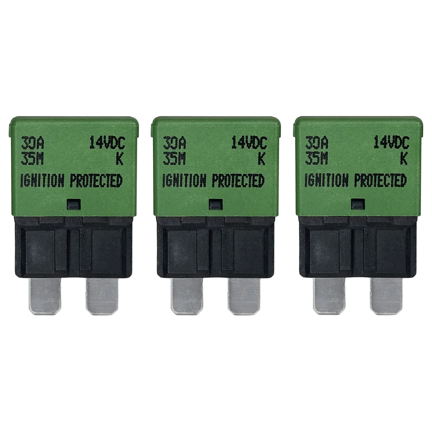 Auto Reset ATC/ATO 30 Amp Circuit Breaker Fuse for Automotive Marine