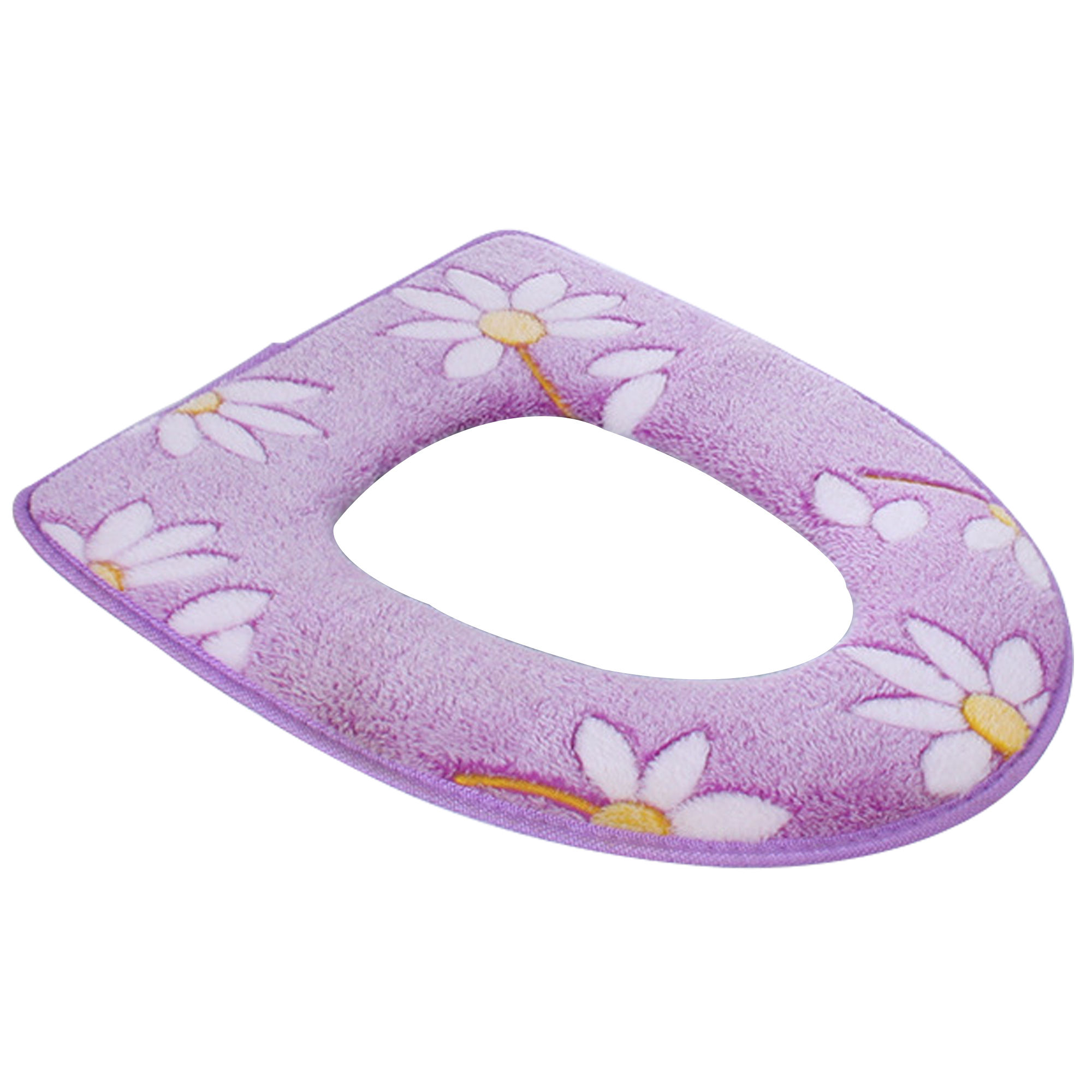 Bathroom Soft Toilet Seat Cover Pad,Toilet Seat Mat Soft Thicker Washable,Easy Installation