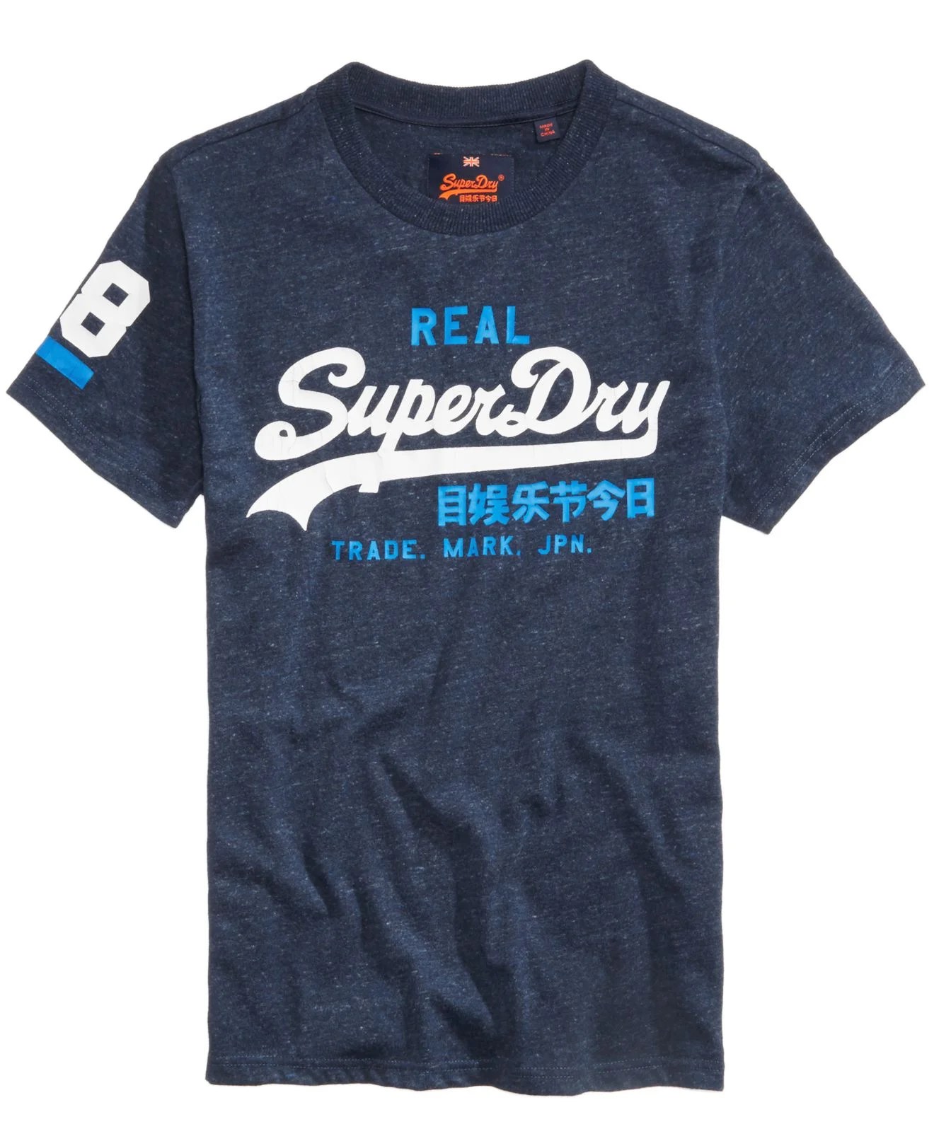 Superdry Superdry NEW Blue Mens Size Large L LogoPrint Graphic Tee T