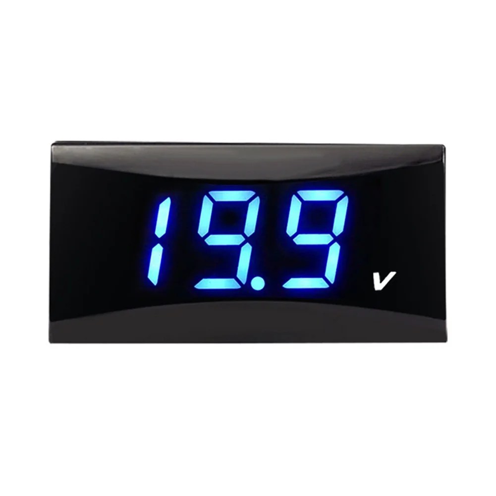 12V Digital Led Display Voltmeter Voltage Gauge Panel Meter Car