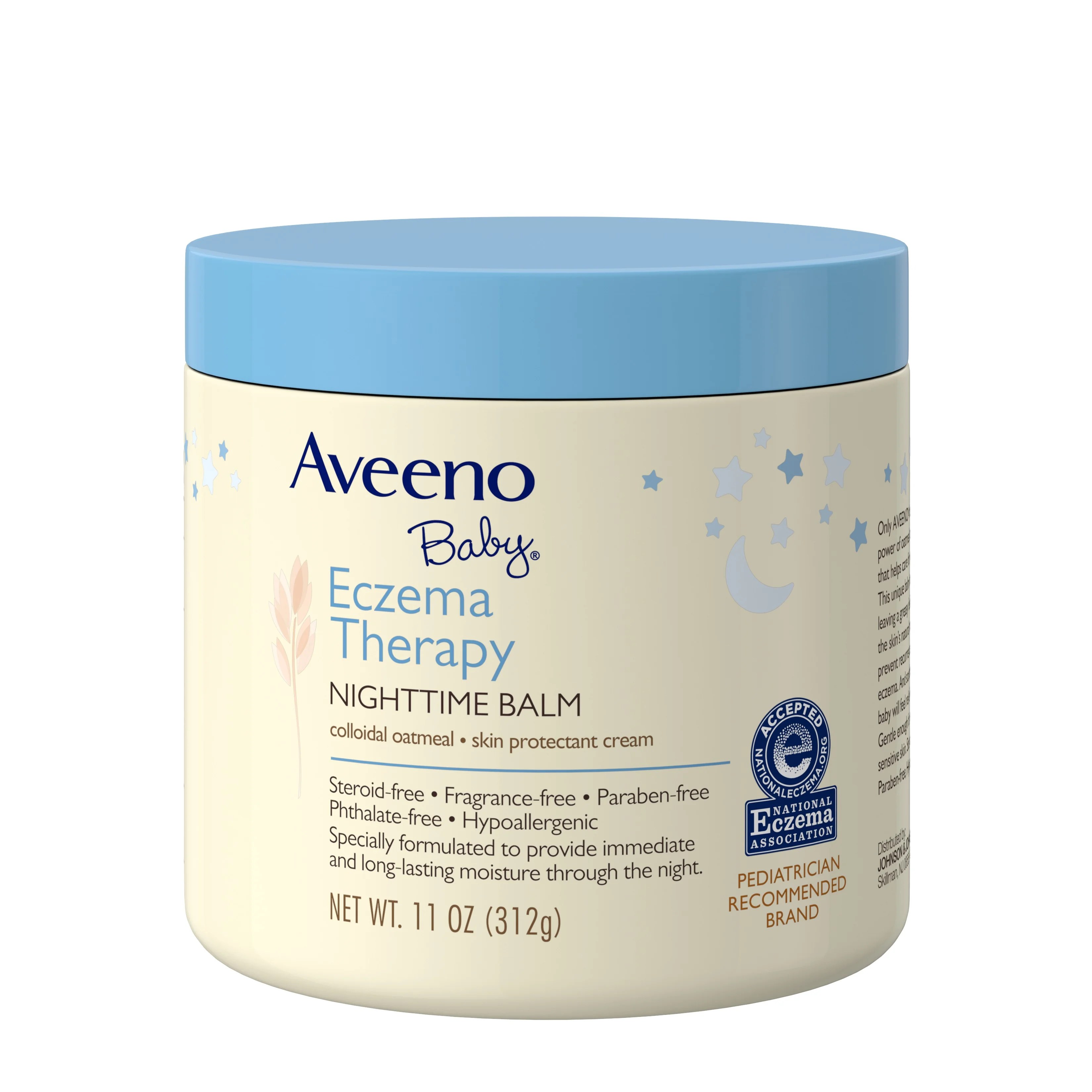 Aveeno Baby Eczema Therapy Nighttime Balm with Natural Oatmeal, 11 oz