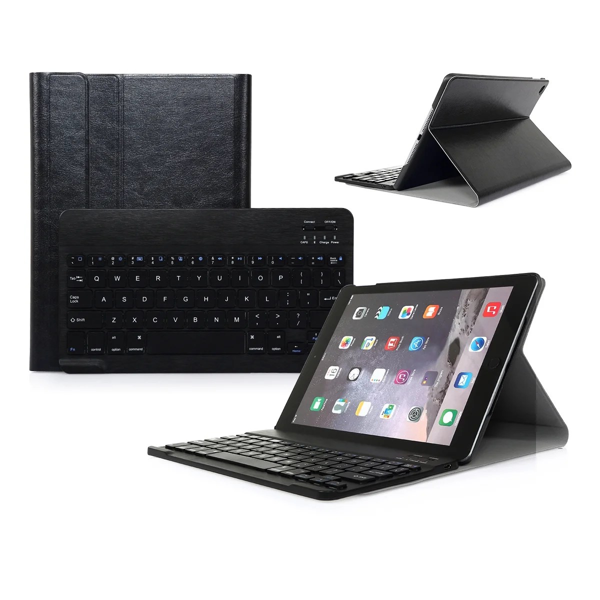 iPad Air 2 Keyboard Case iPad 6 (Model A1566 A1567 A1600) Smart Stand