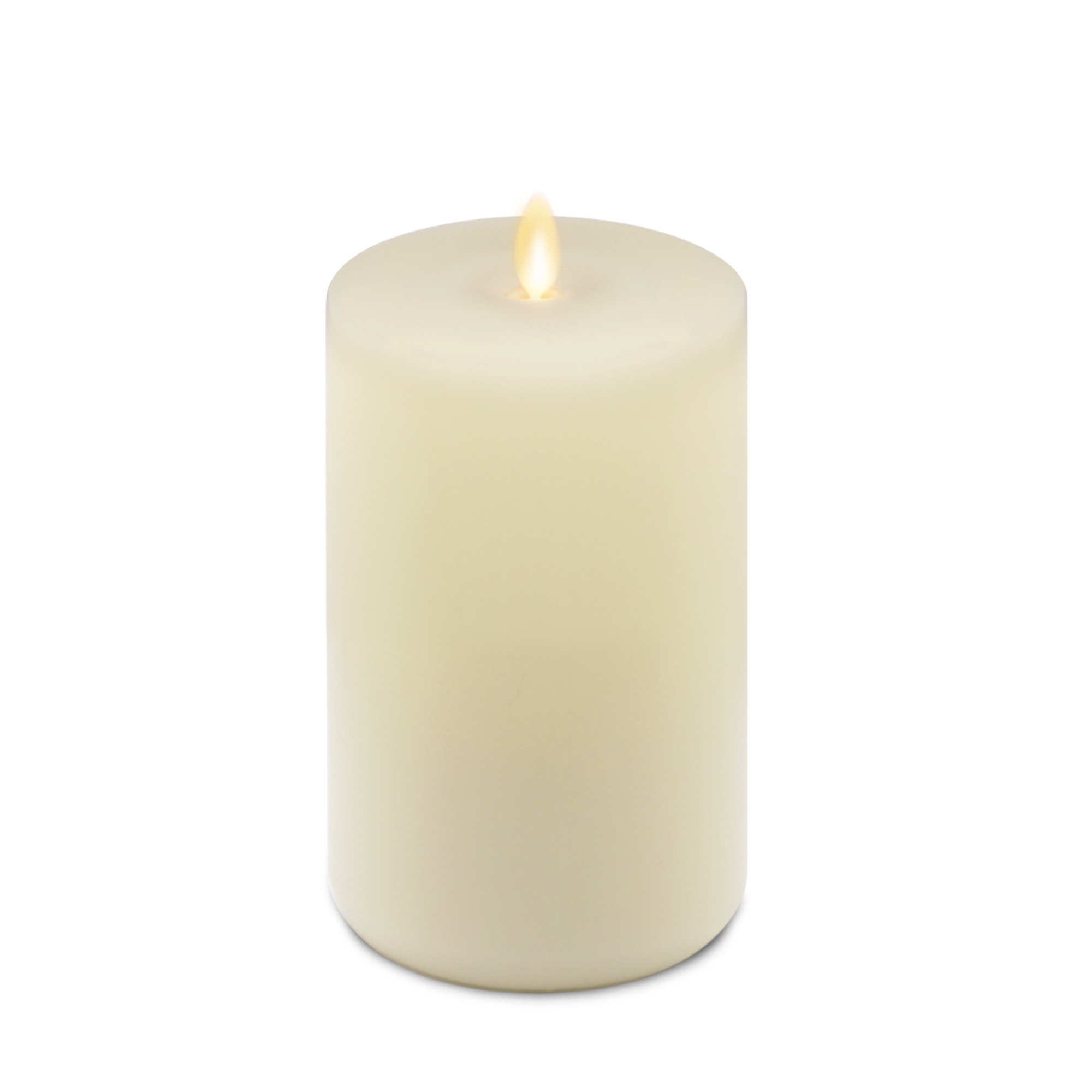 LightLi Wick to Flame Realistic Artificial Moving Flame Pillar Candle
