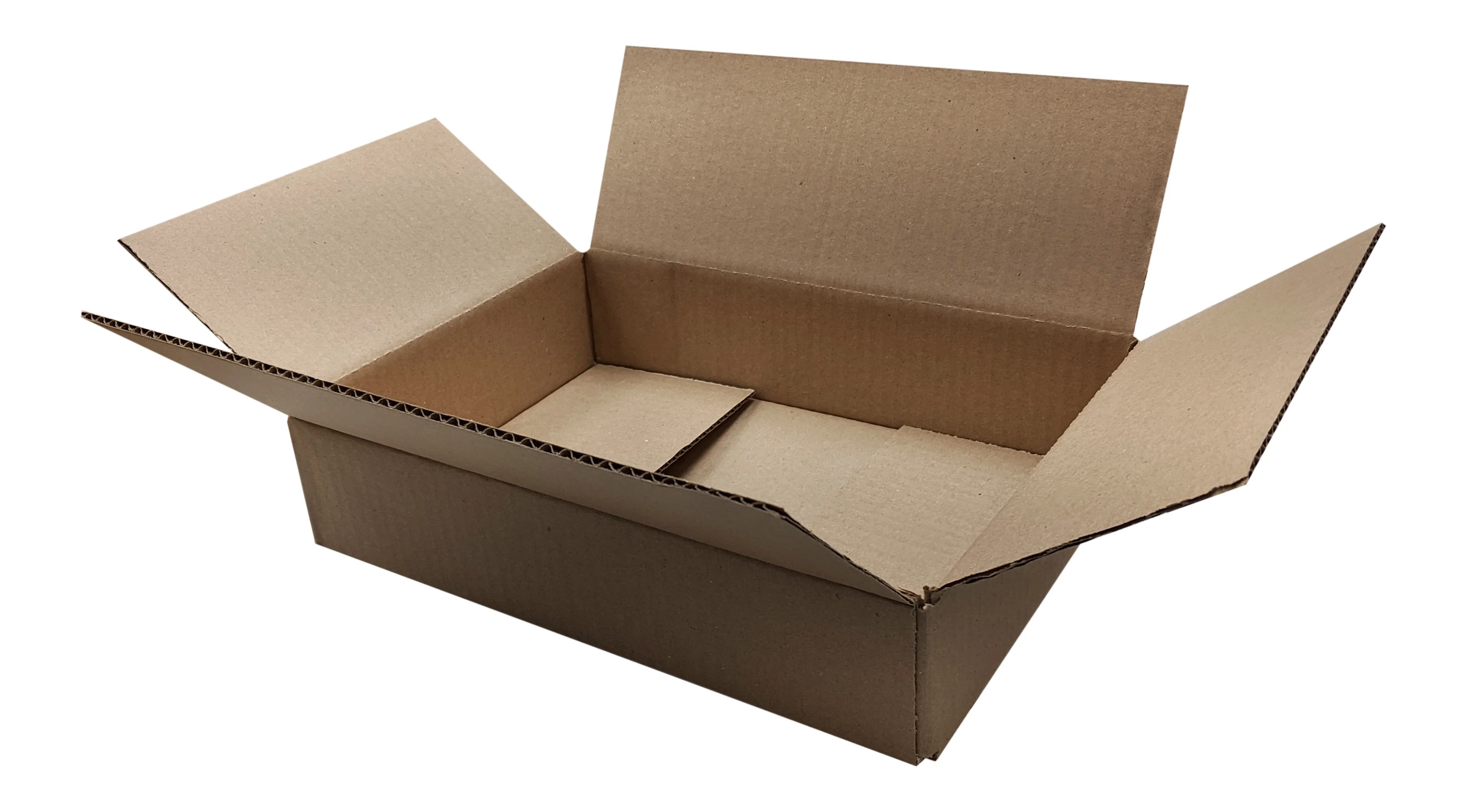 Cardboard Boxes 14" x 10" x 3" Inches, Moving & Shipping Packing 25