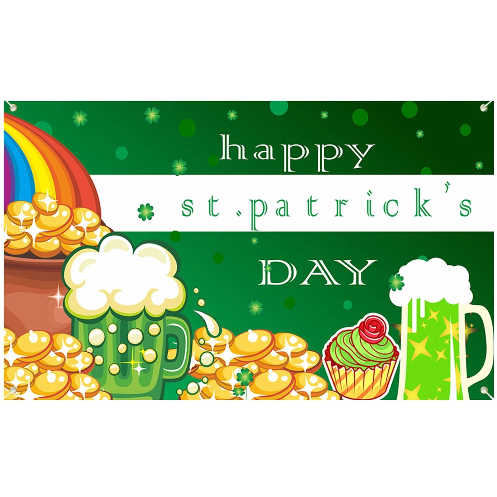 Home Patio Clearance Yay St.Patrick'S Day 2022 Decoration Banner Luck