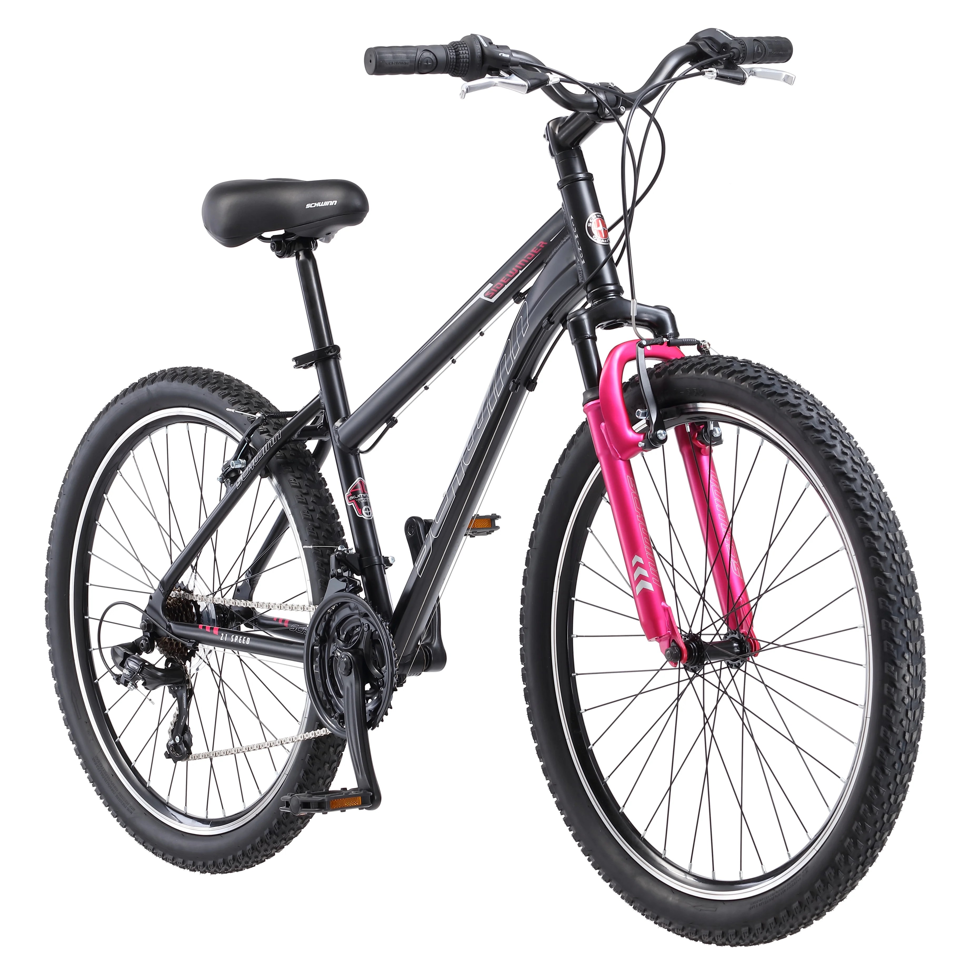 Schwinn Mountain Bike Women 26" Black Disc Brake Shimano Suspension