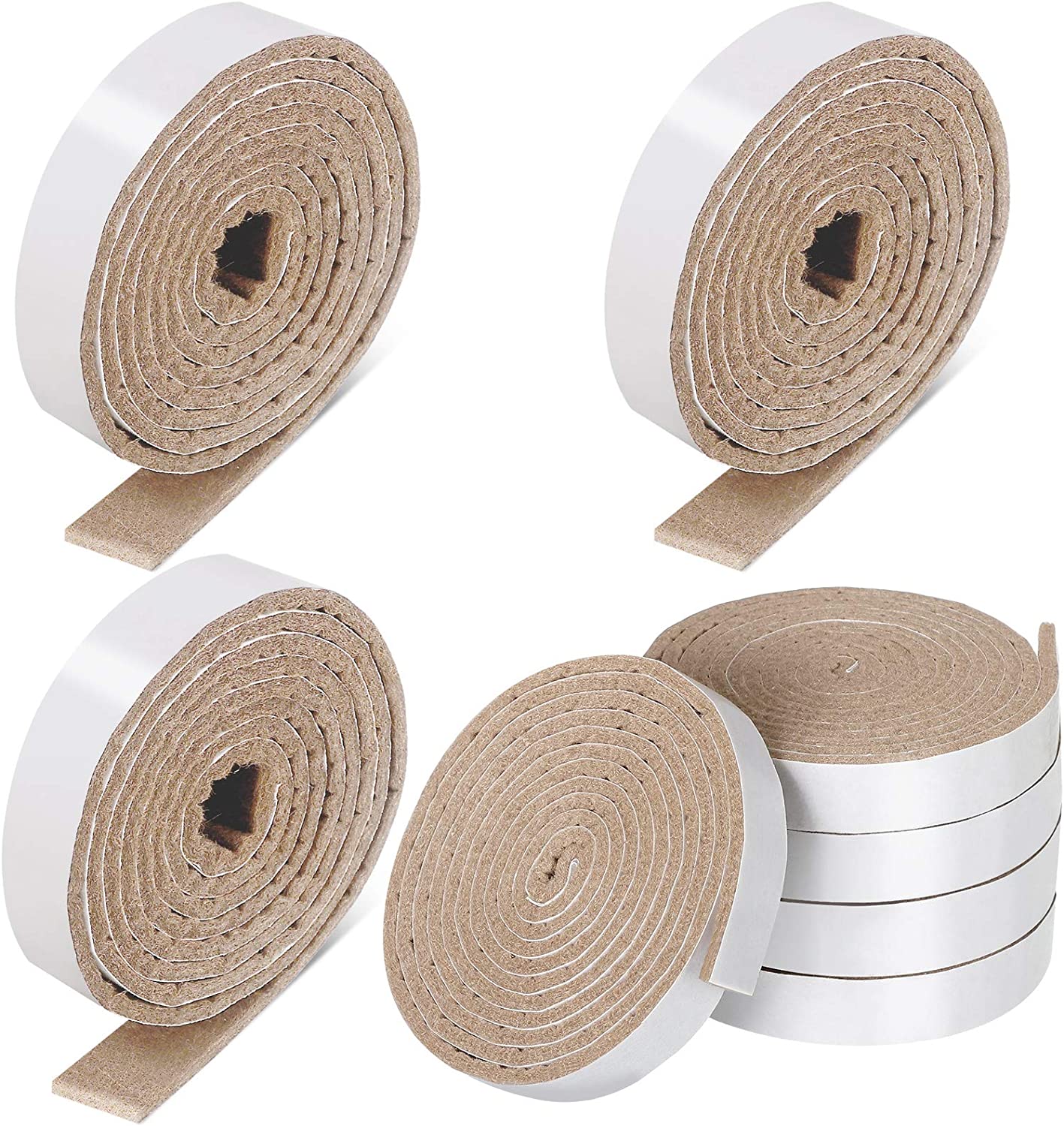 1/2 x 60 Inch Felt Strips with Adhesive Backing Felt Tapes Felt Strip