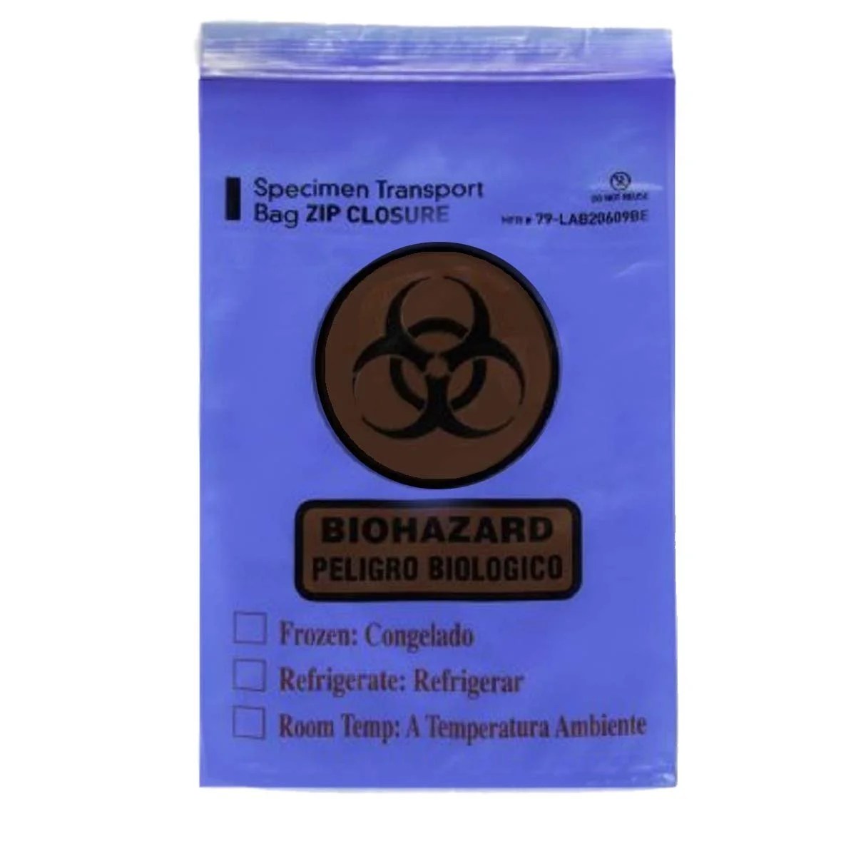 Specimen Transport Bags 6 x 9. Pack of 1000 Zip Lock Biohazard Lab Bags
