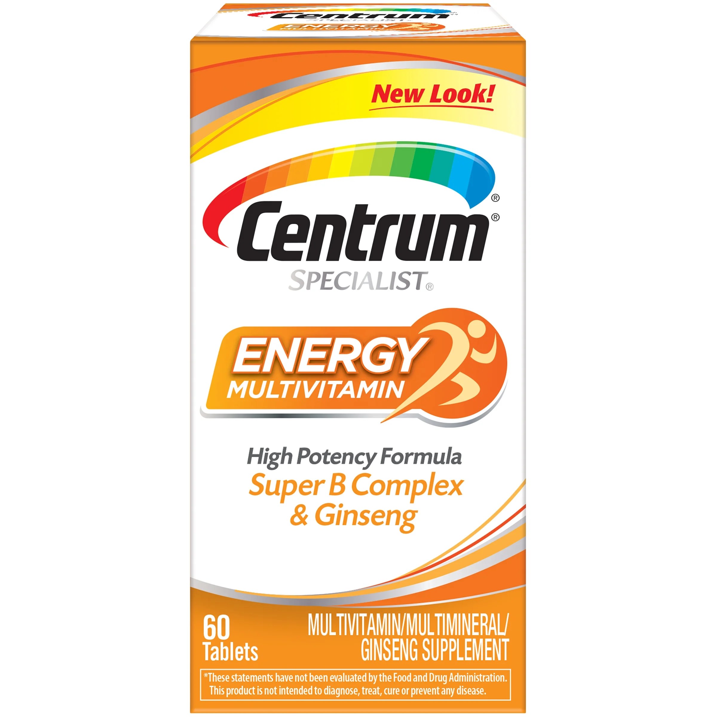 Centrum Specialist Energy Adult 60 Ct Multivitamin / Multimineral
