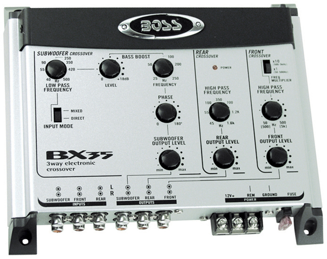 Boss Audio BX35 3Way Electronic Crossover