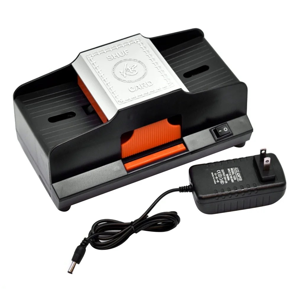 KANGYUANSHUAI Professional Card Shuffler 1 2 Decks High Speed Automatic Plastic Shuffling