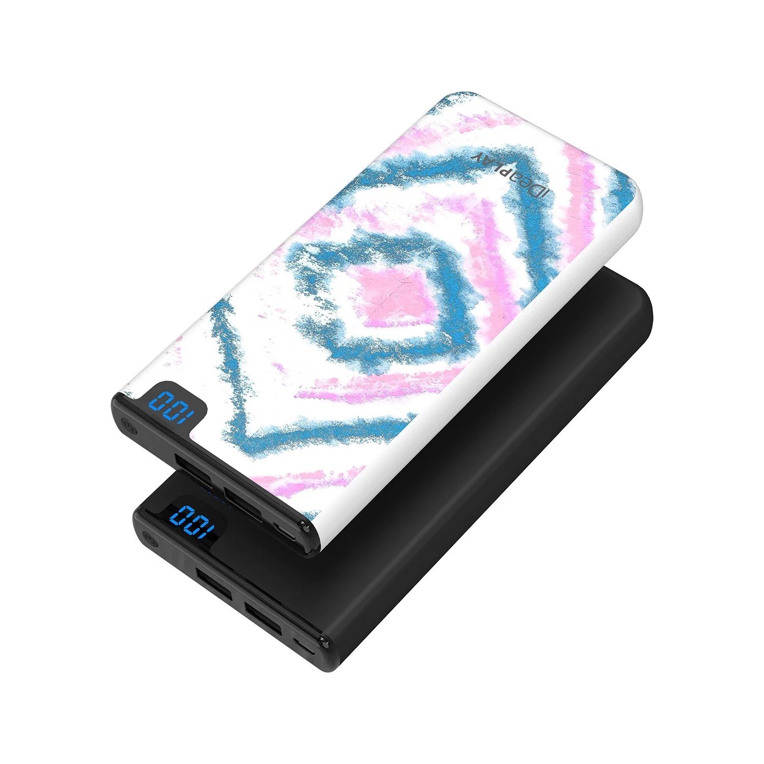 IDEAPLAY 2 Packs PPB100 Portable Battery Charger, 10000mAh 37Wh
