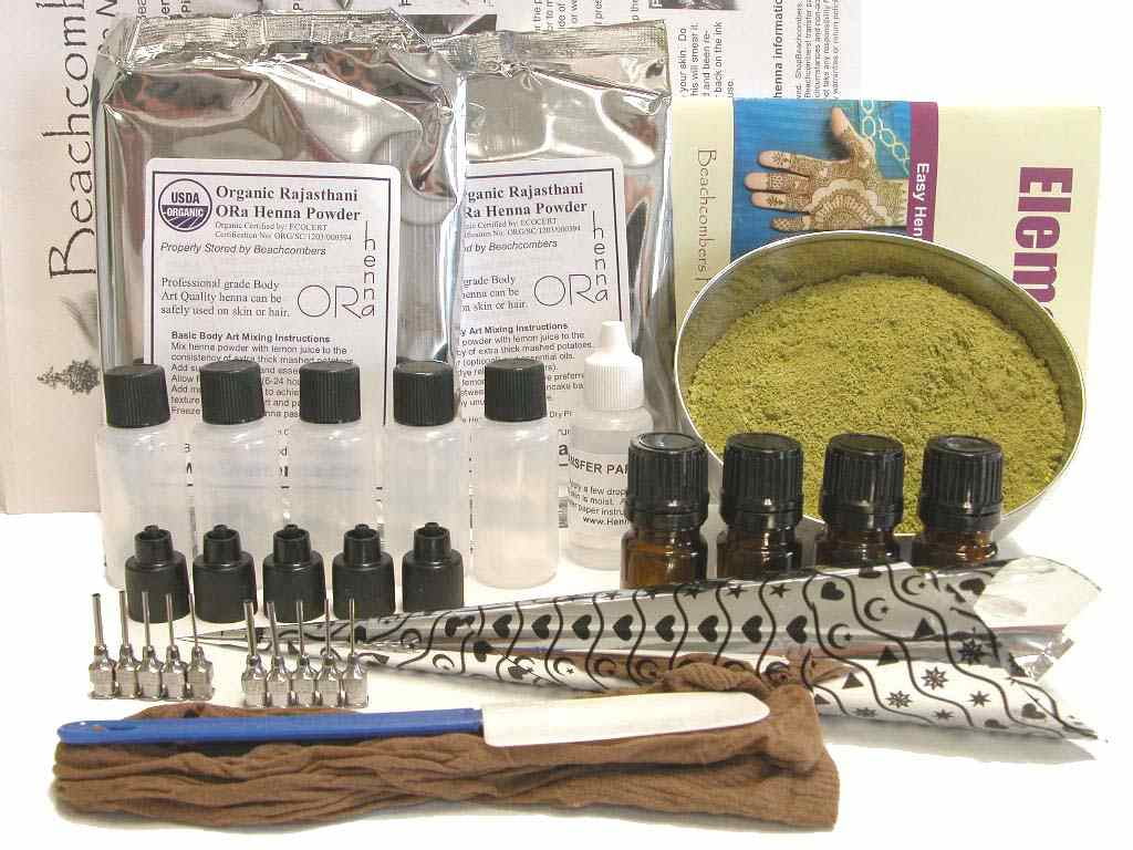 "Professional Salon Festival Party Henna Tattoo Kit Start Your Own