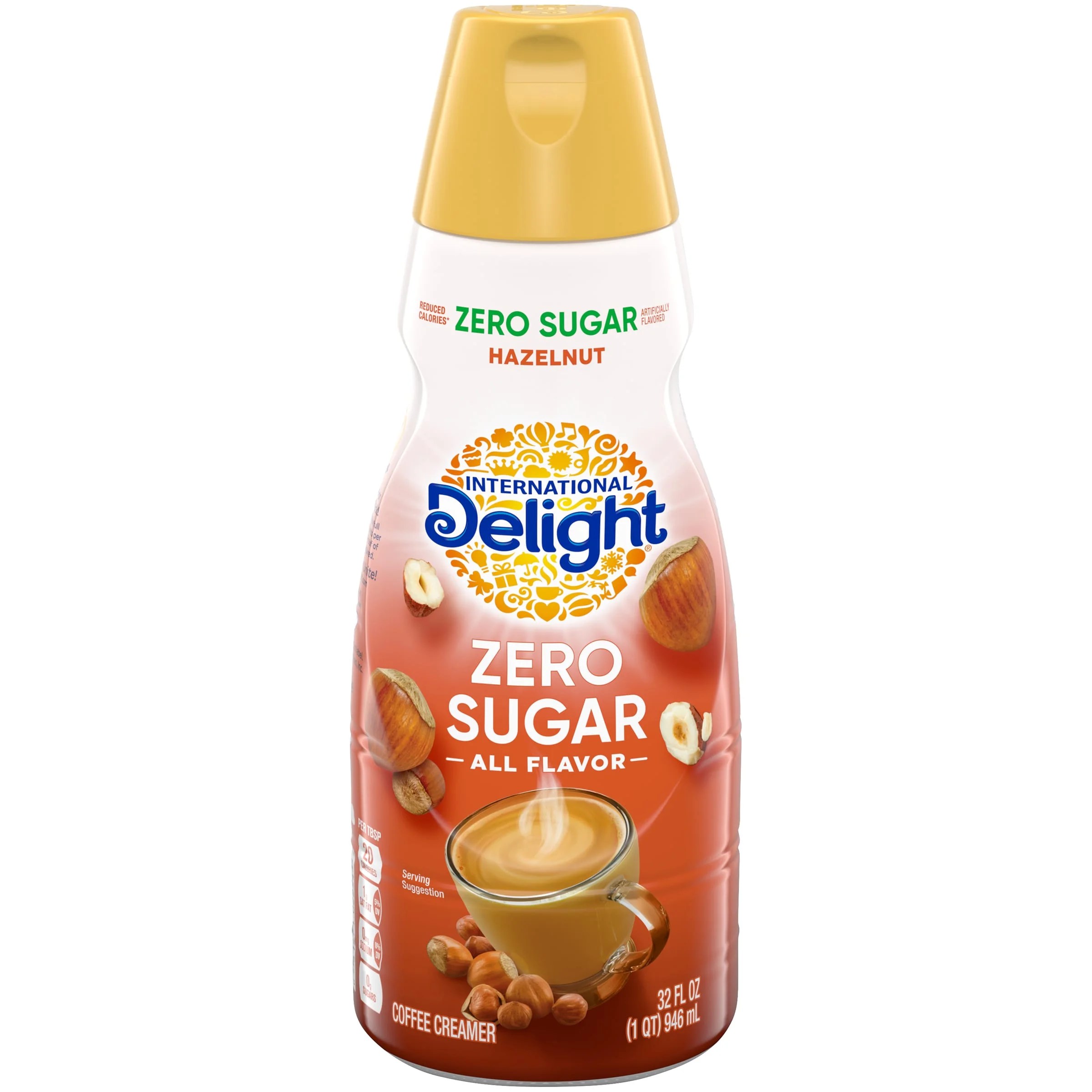 International Delight SugarFree, Zero Sugar Hazelnut Coffee Creamer