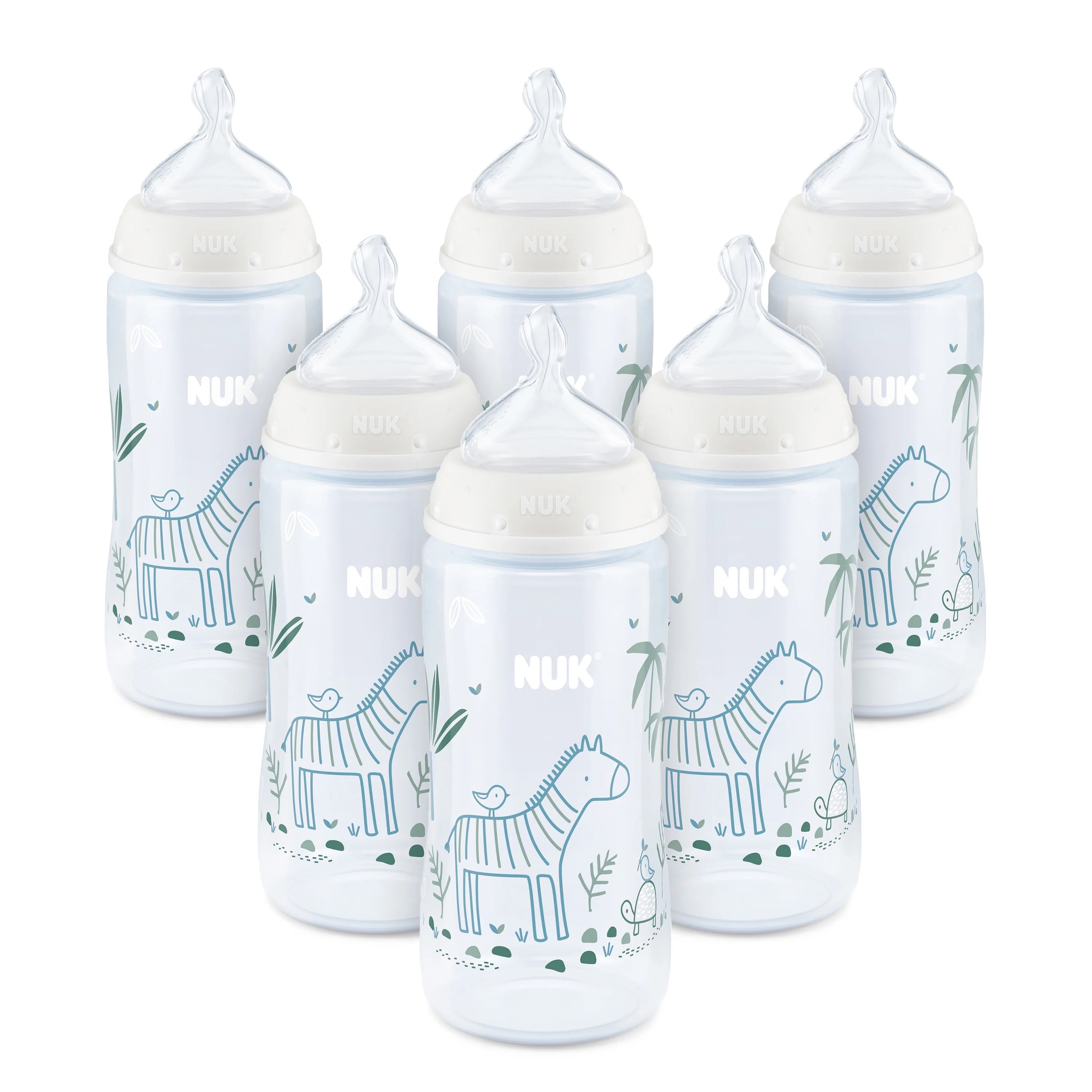NUK® Smooth Flow™ AntiColic Bottle, 10 oz, 6 Pack, 0+ Months Walmart