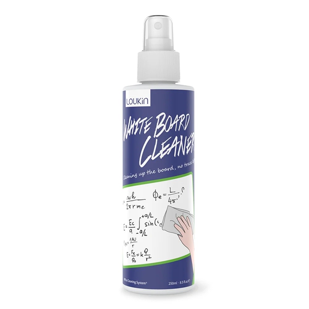 LOUKIN NonToxic Dry Erase Spray,LowOdor Whiteboard Cleaner, 8.5oz