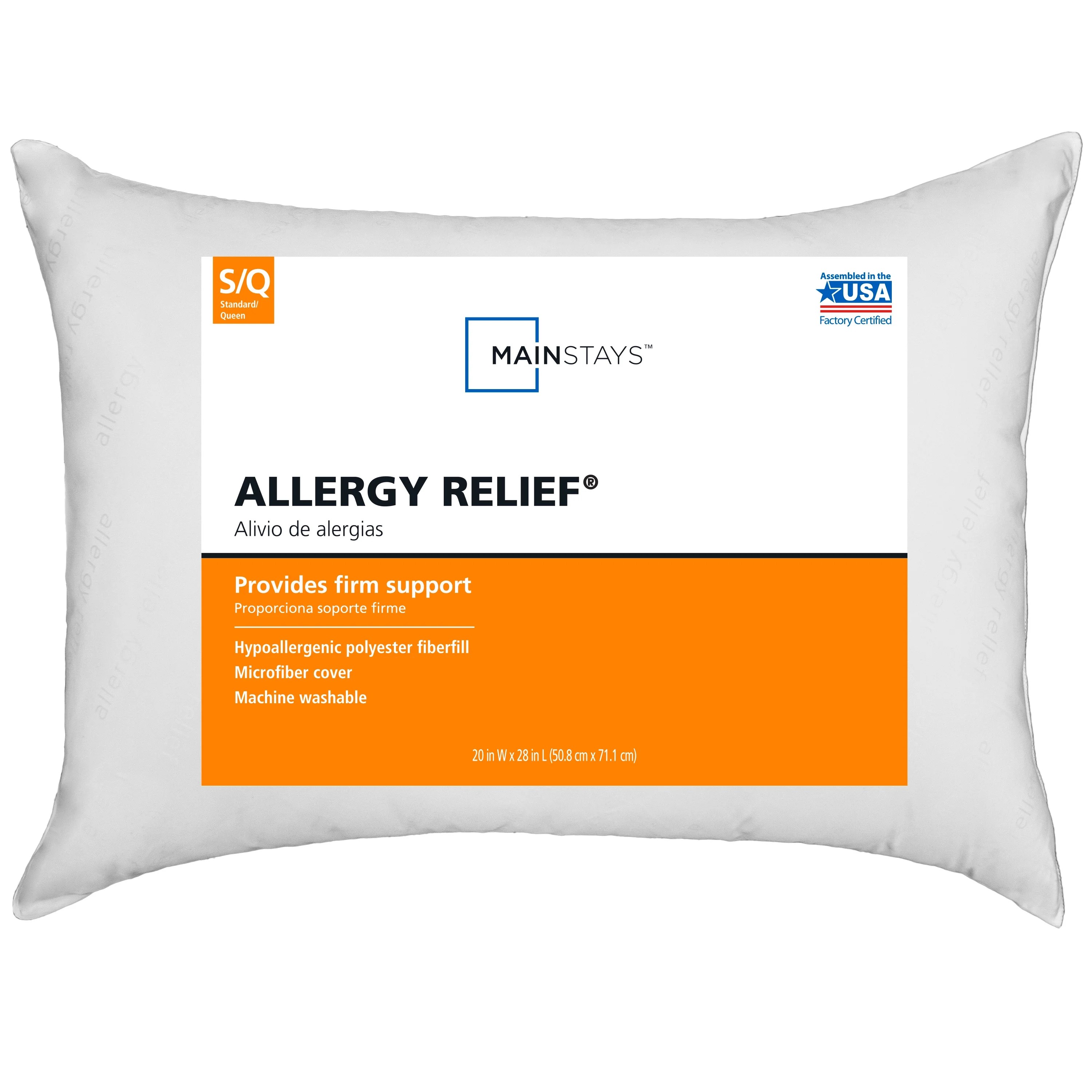 Mainstays Allergy Relief Bed Pillow Walmart Inventory Checker BrickSeek