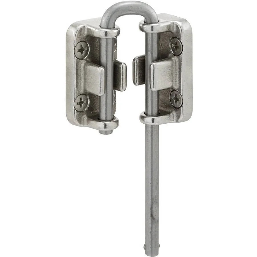 Defender Security S 4380 Sliding Door Loop Lock, 13/16Inch, Stainless